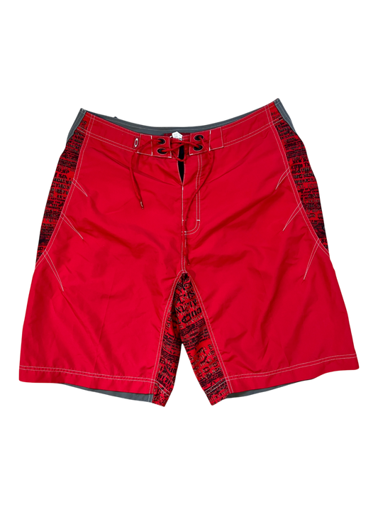00's Oakley Short Plate 2.4 Blood Red / Silver - cloakerstore