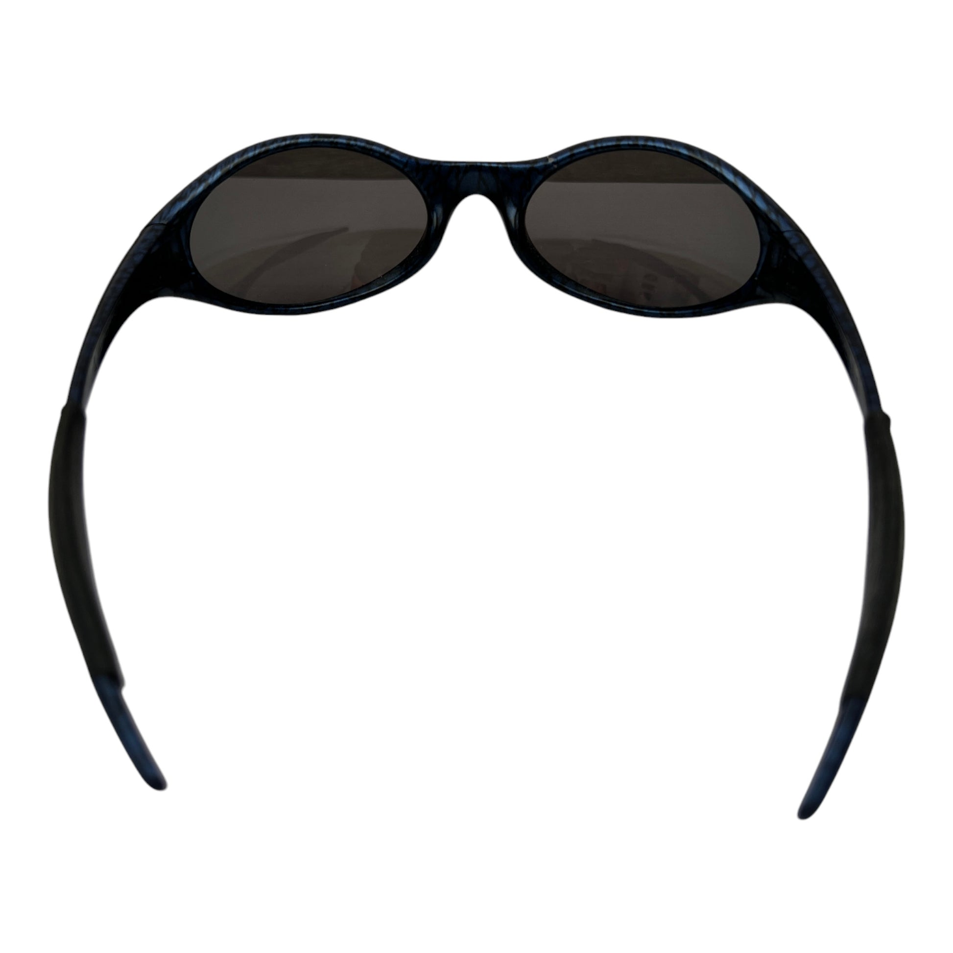1994 Oakley Eye Jacket Cobalt Black Iridium Sunglasses - cloakerstore