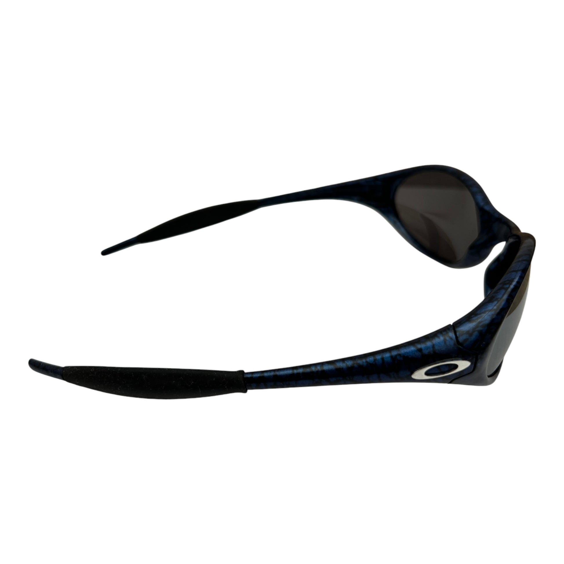1994 Oakley Eye Jacket Cobalt Black Iridium Sunglasses - cloakerstore