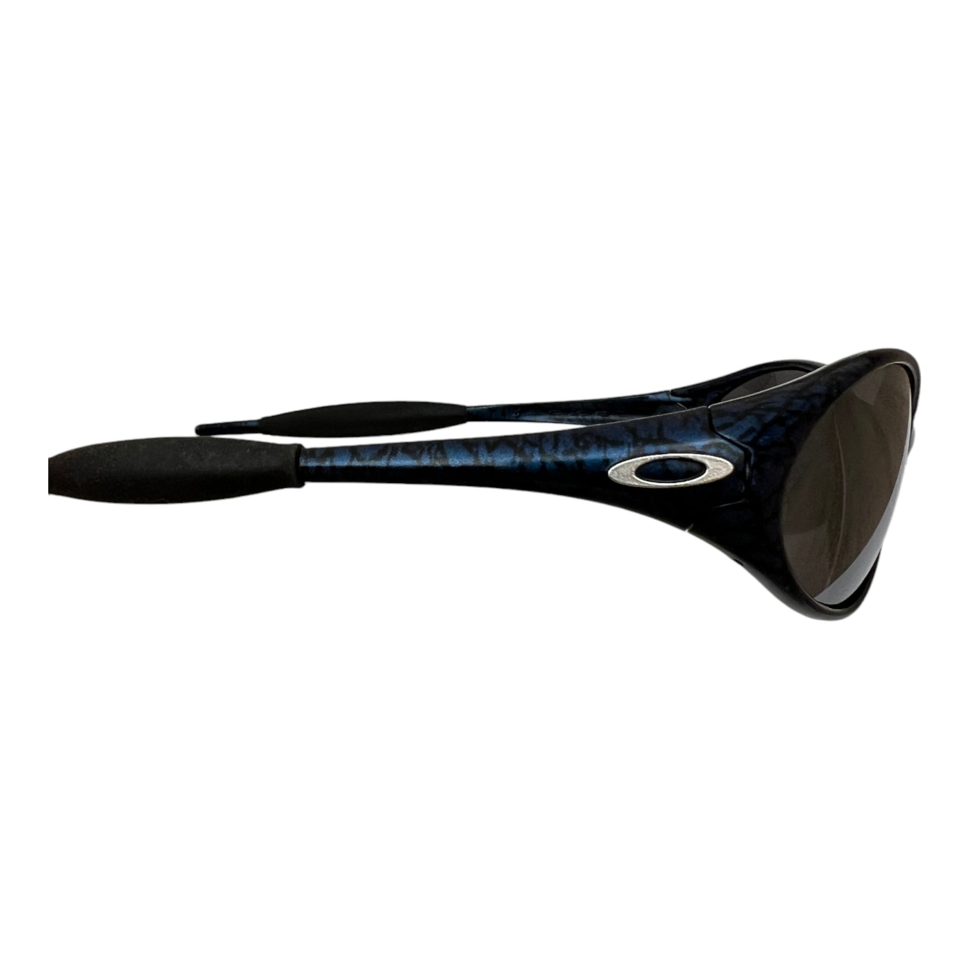 1994 Oakley Eye Jacket Cobalt Black Iridium Sunglasses - cloakerstore