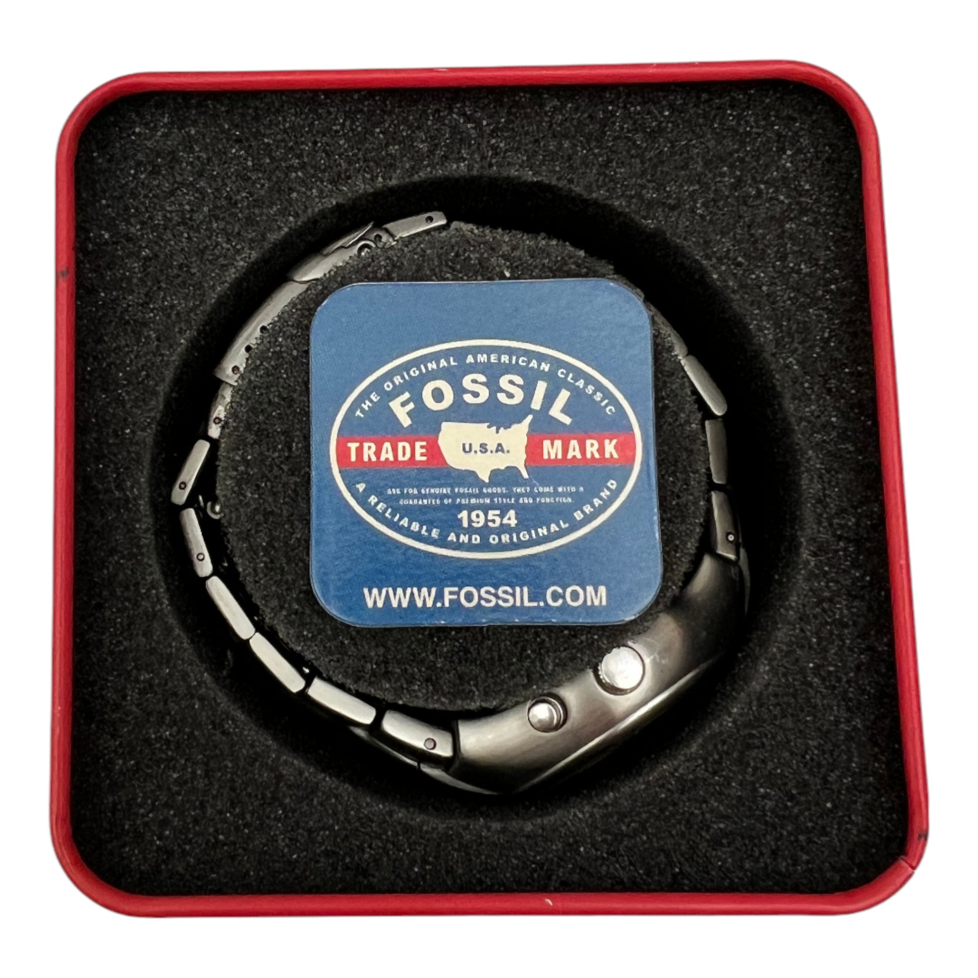 00's Fossil Big Tic Digital Flame + Box - cloakerstore