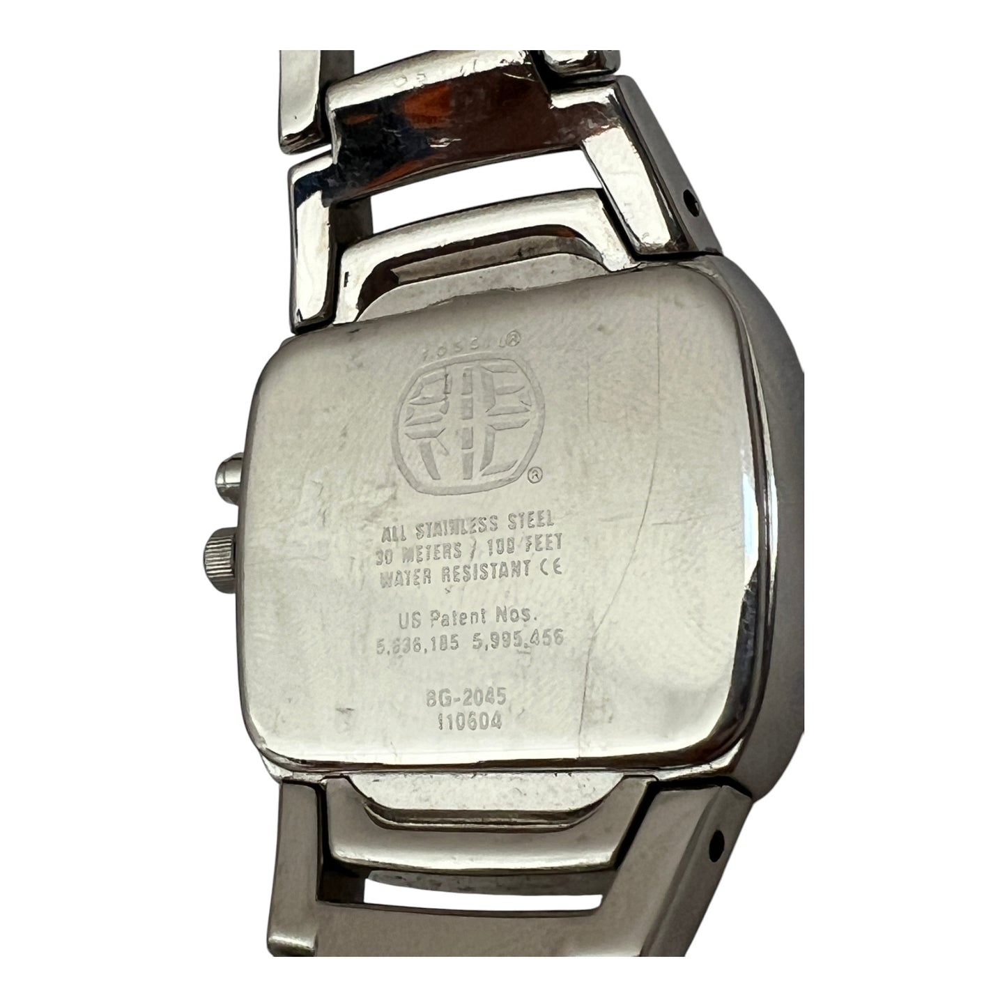 00's Fossil Big Tic Sunset Digital Vintage - cloakerstore