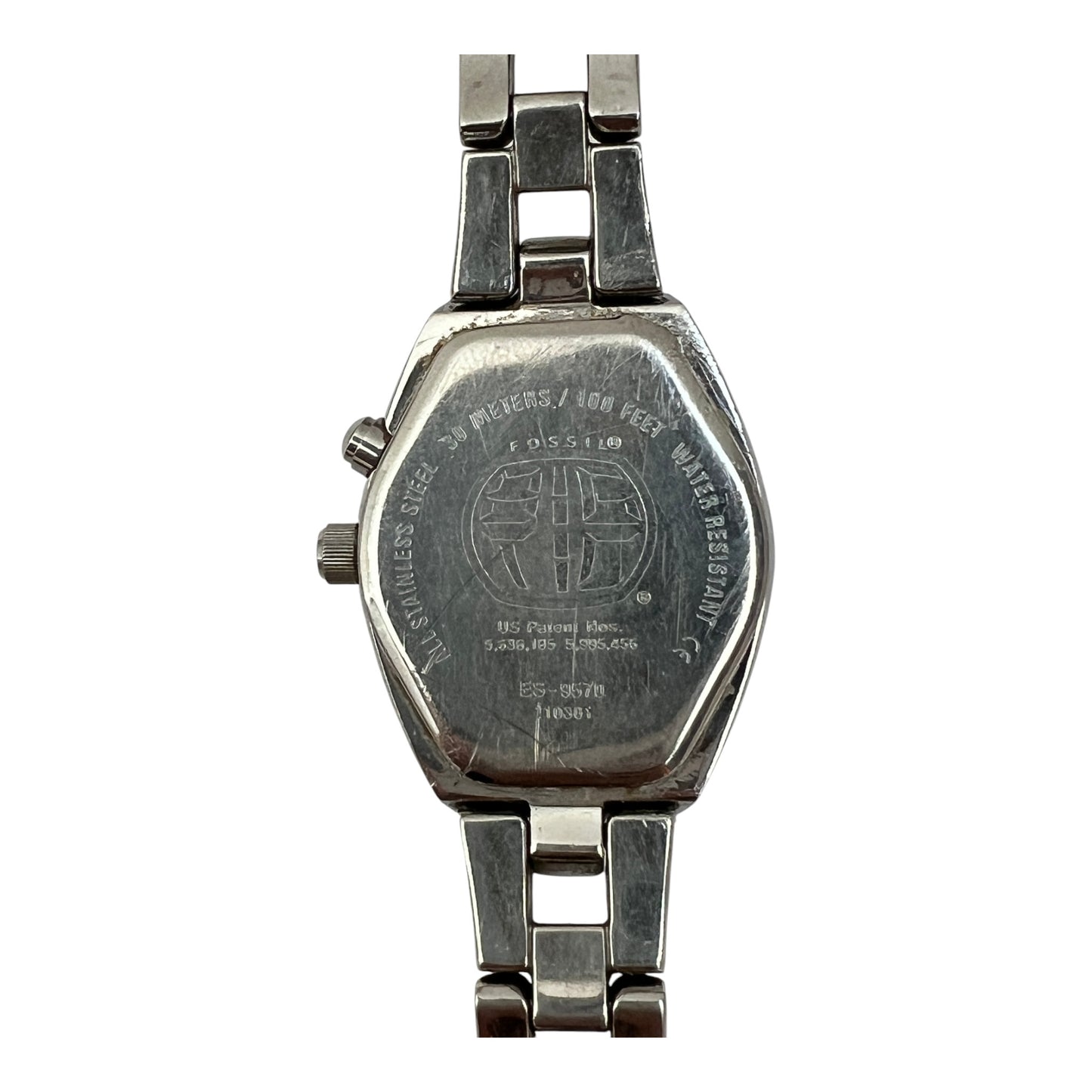 00's Fossil Big Tic Diamond Digital - cloakerstore