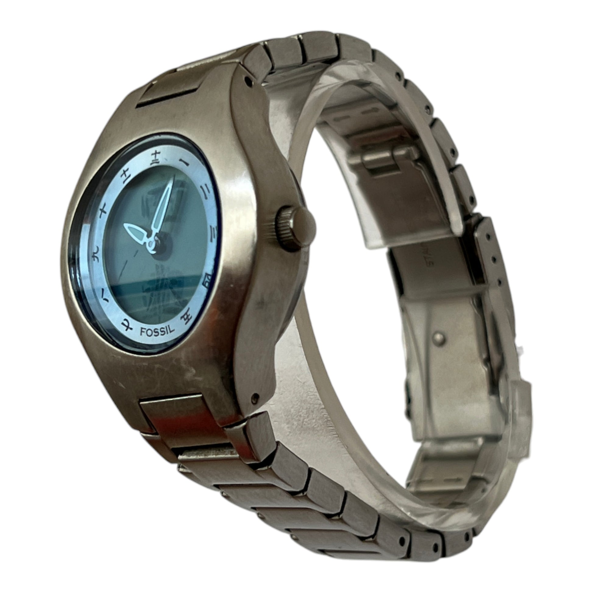 00's Fossil Big Tic Japan Digital Y2K - cloakerstore