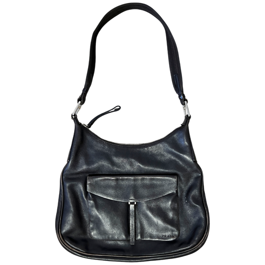 Prada Shoudler Bag Vintage 90's Leather - cloakerstore