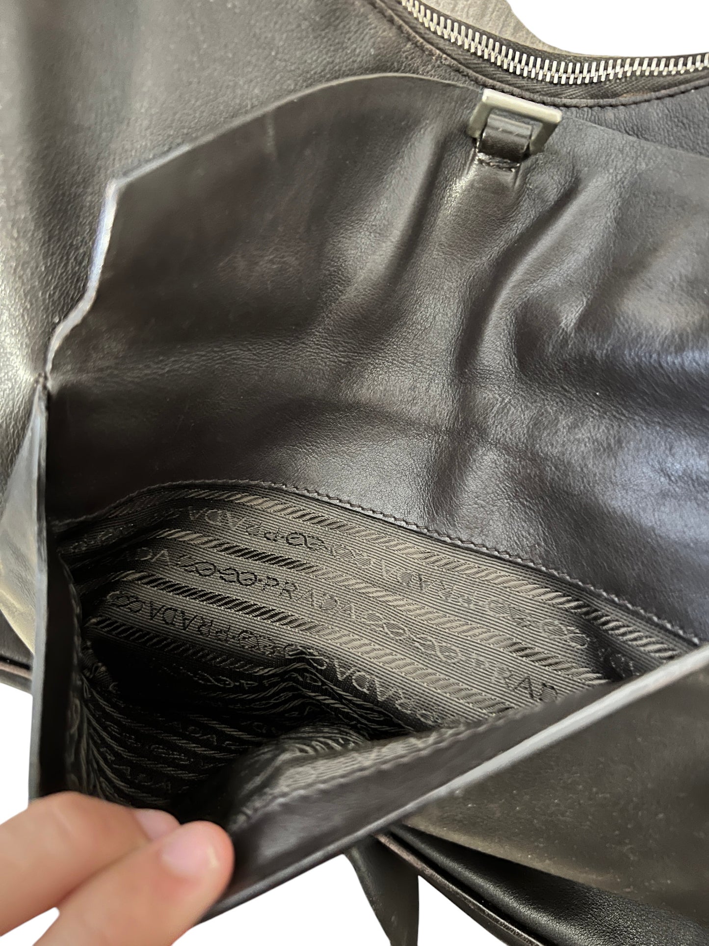 Prada Shoudler Bag Vintage 90's Leather - cloakerstore