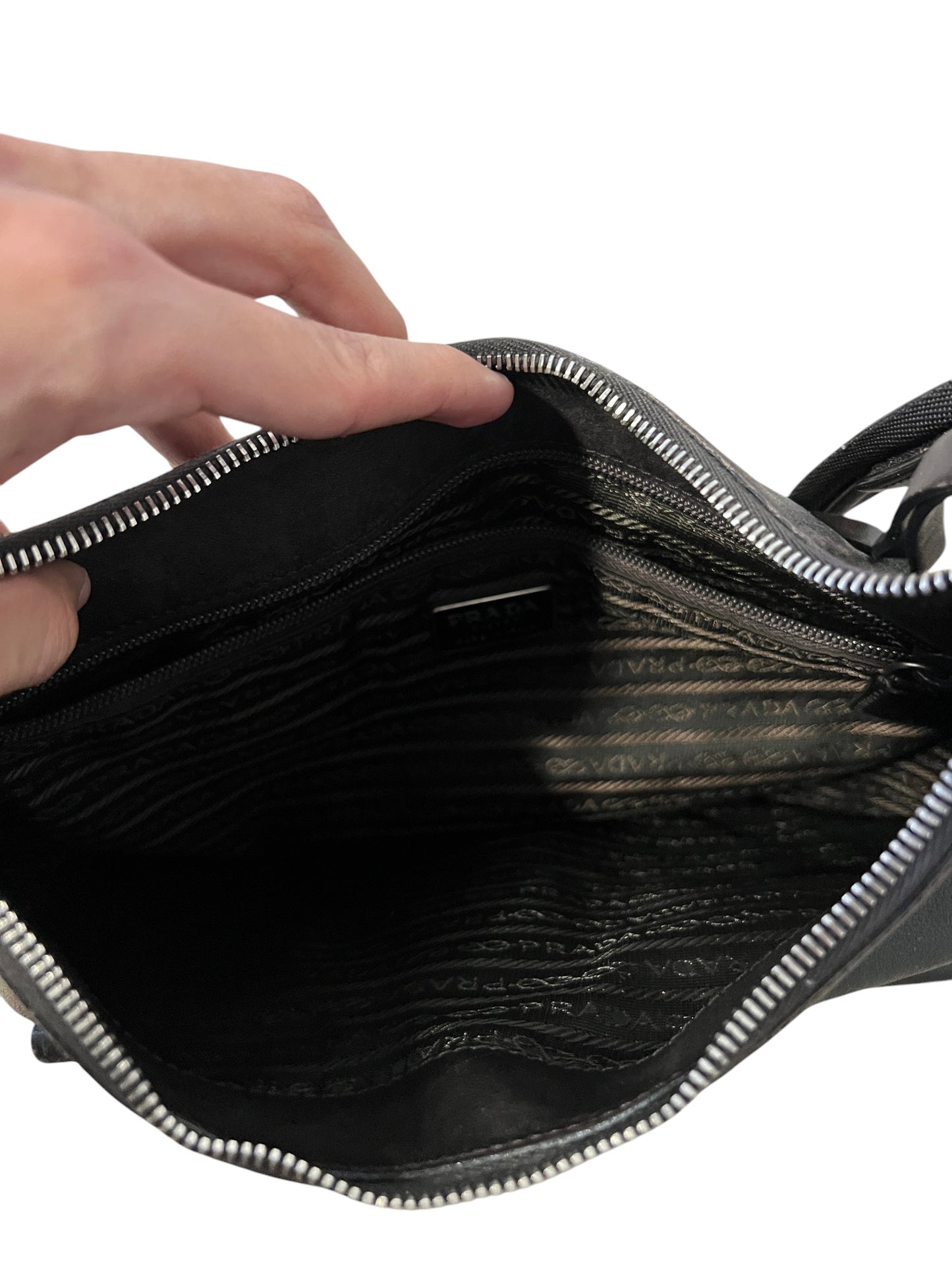 Prada Shoudler Bag Vintage 90's Leather - cloakerstore