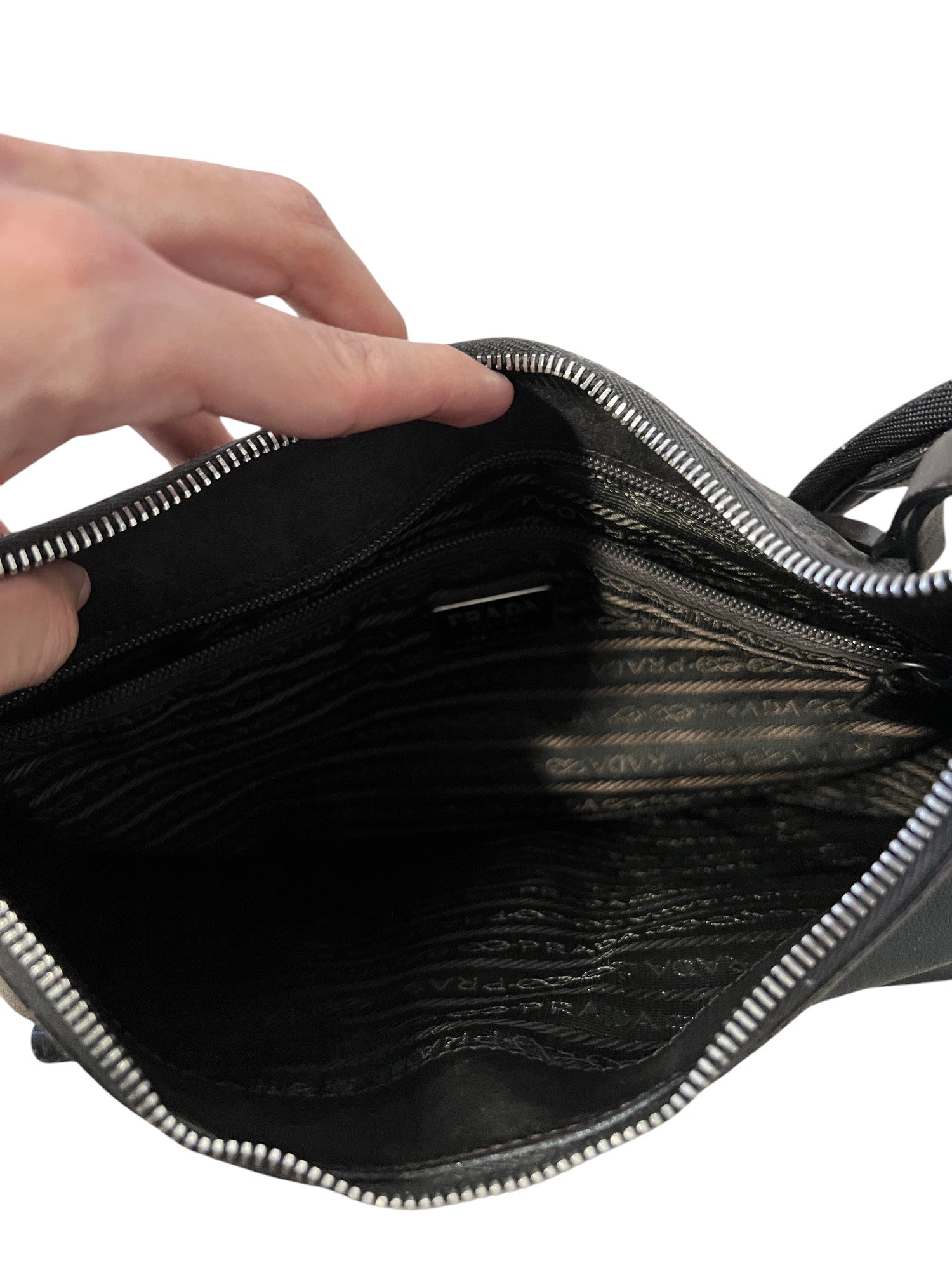 Prada Shoudler Bag Vintage 90's Leather - cloakerstore