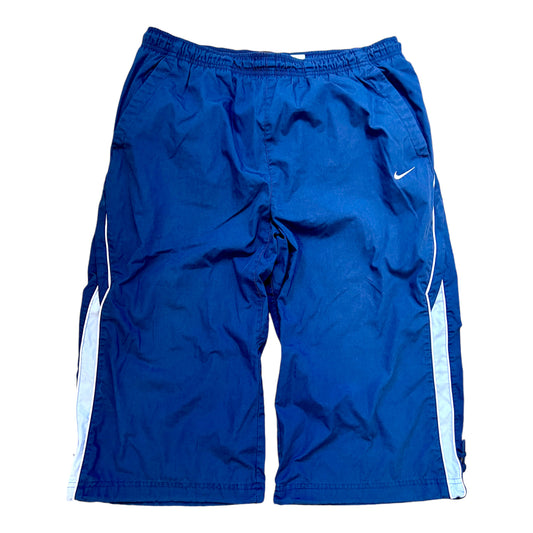 Nike Jorts Vintage Parachute Dark Blue Y2K - cloakerstore