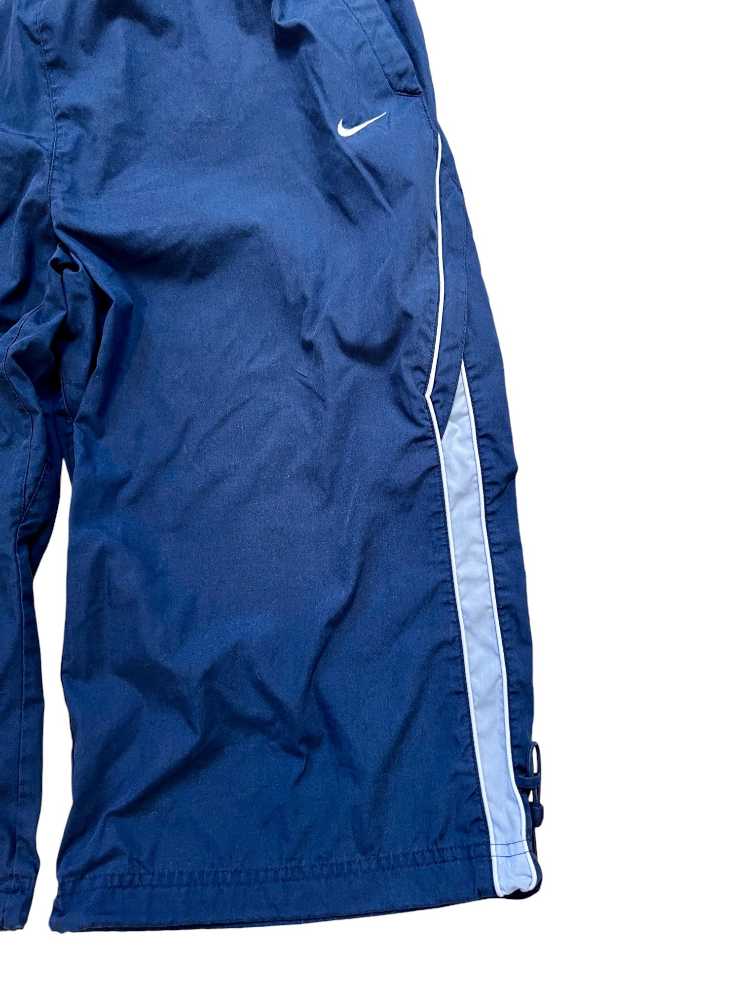Nike Jorts Vintage Parachute Dark Blue Y2K - cloakerstore
