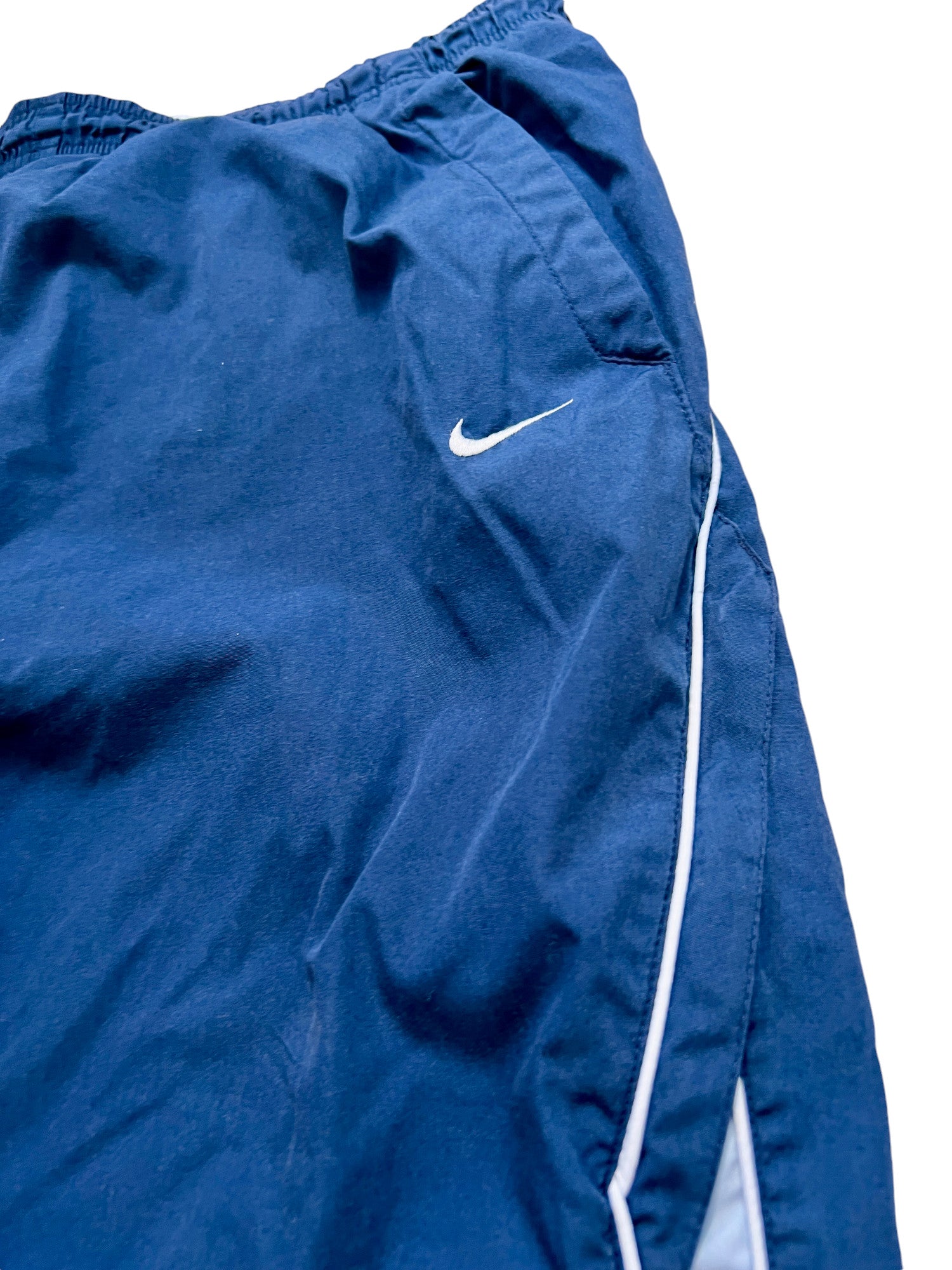 Nike Jorts Vintage Parachute Dark Blue Y2K - cloakerstore