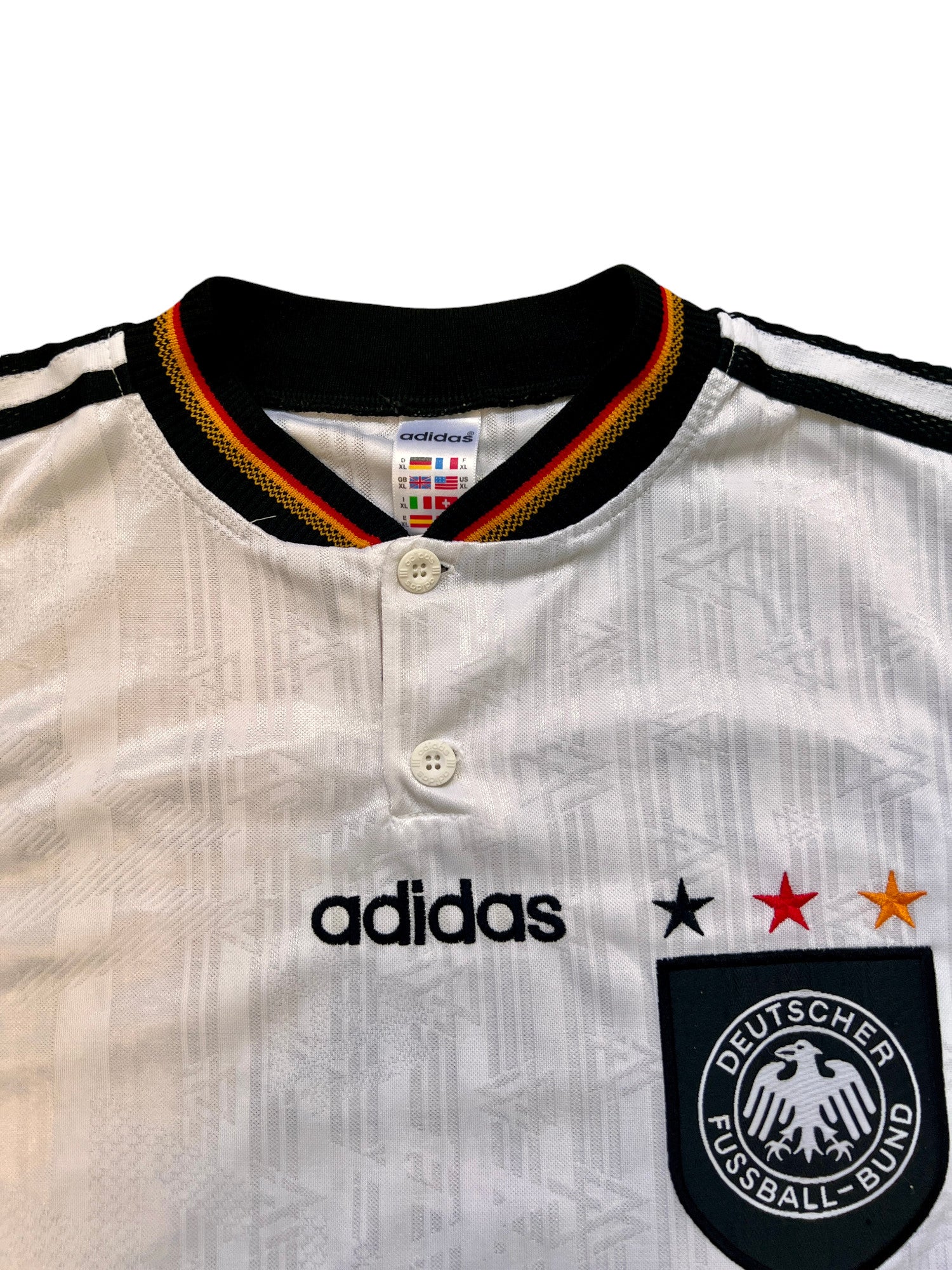 Adidas Alemania 1996 1998 Home Fútbol Camiseta Fútbol Helmer 5 - cloakerstore