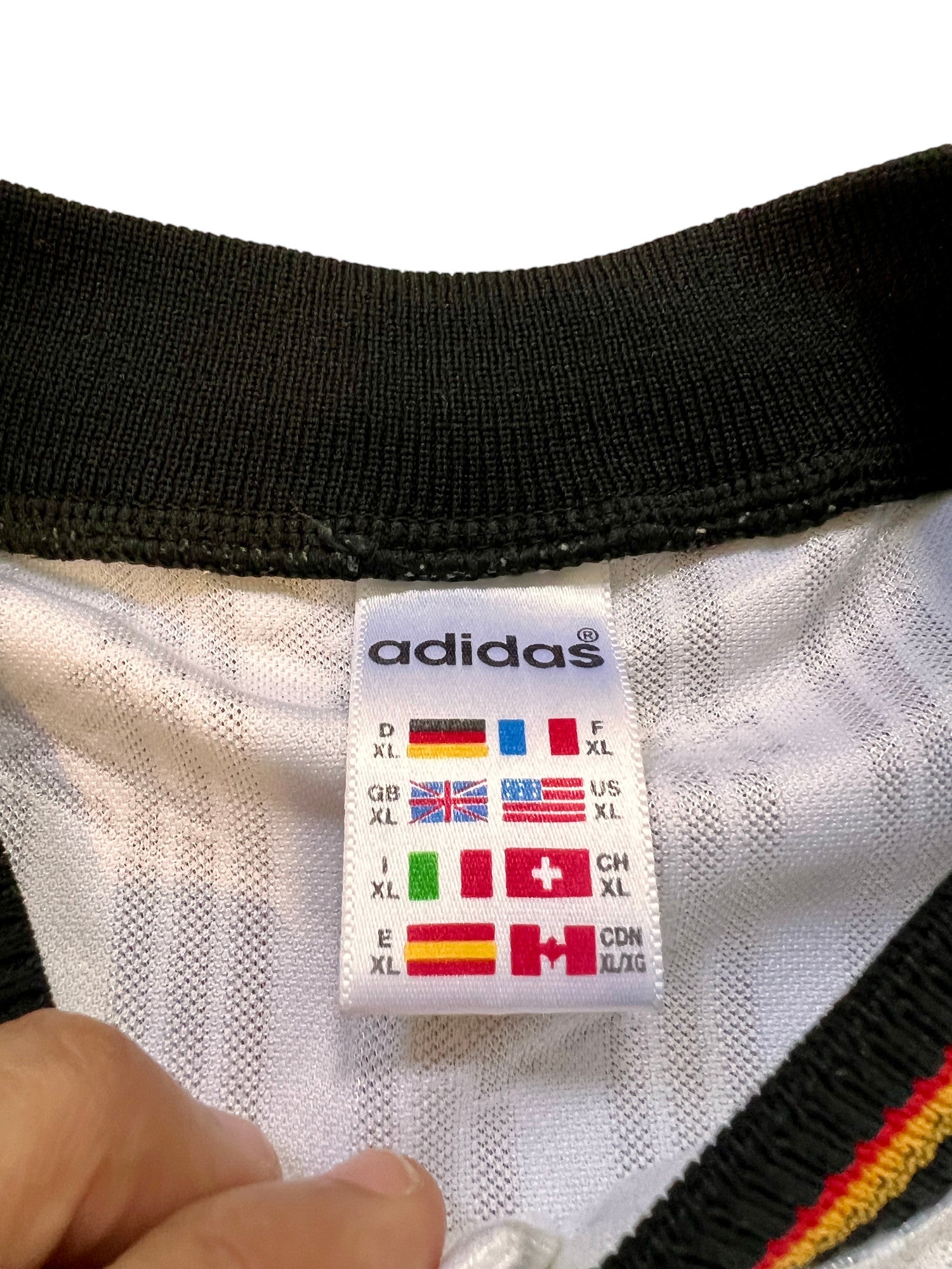 Adidas Alemania 1996 1998 Home Fútbol Camiseta Fútbol Helmer 5 - cloakerstore