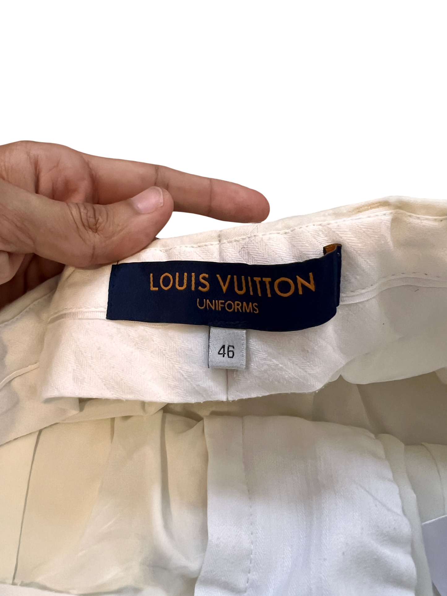 Louis Vuttion Baggy Jorts Cream White