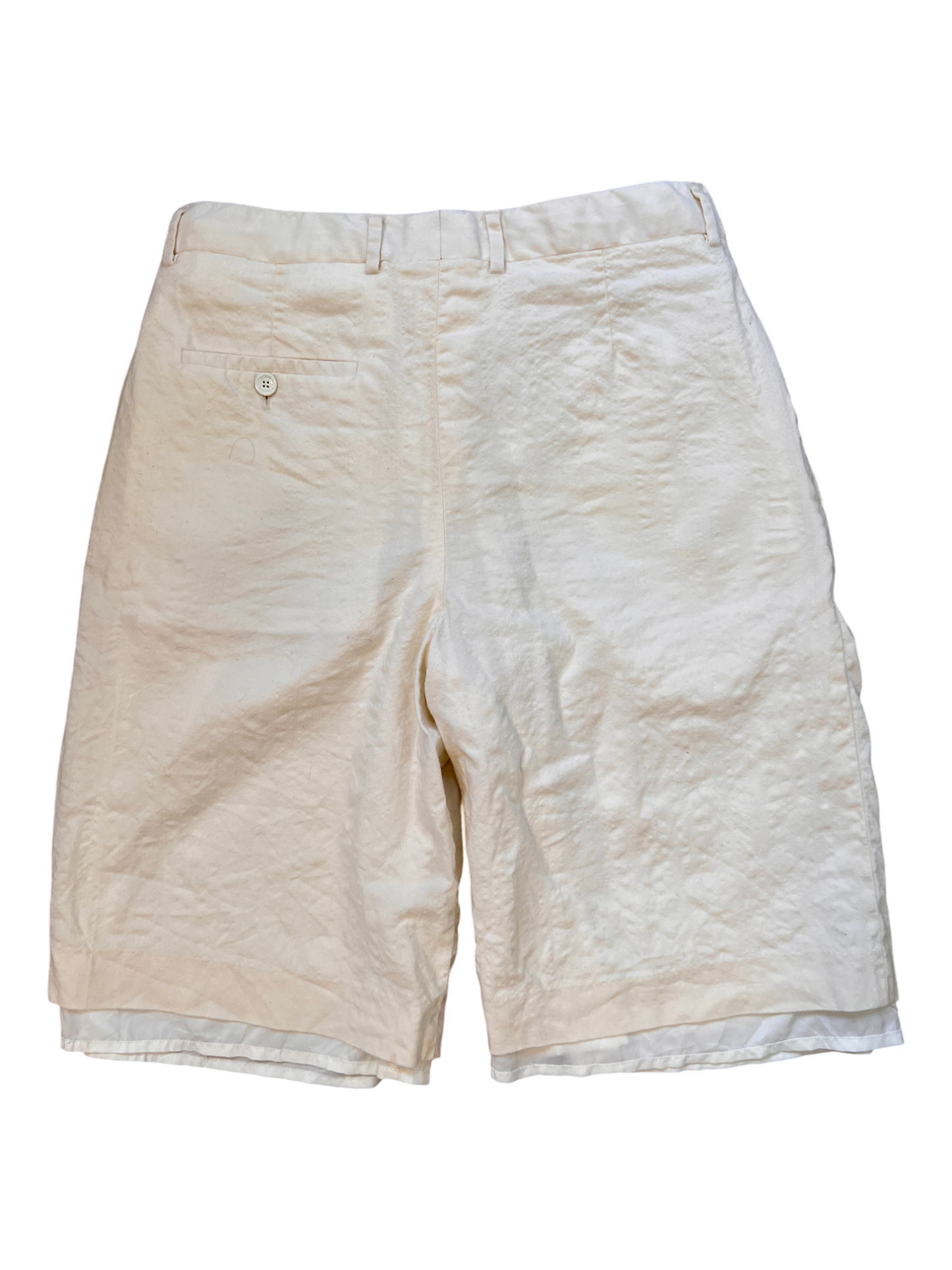 Louis Vuttion Baggy Jorts Cream White