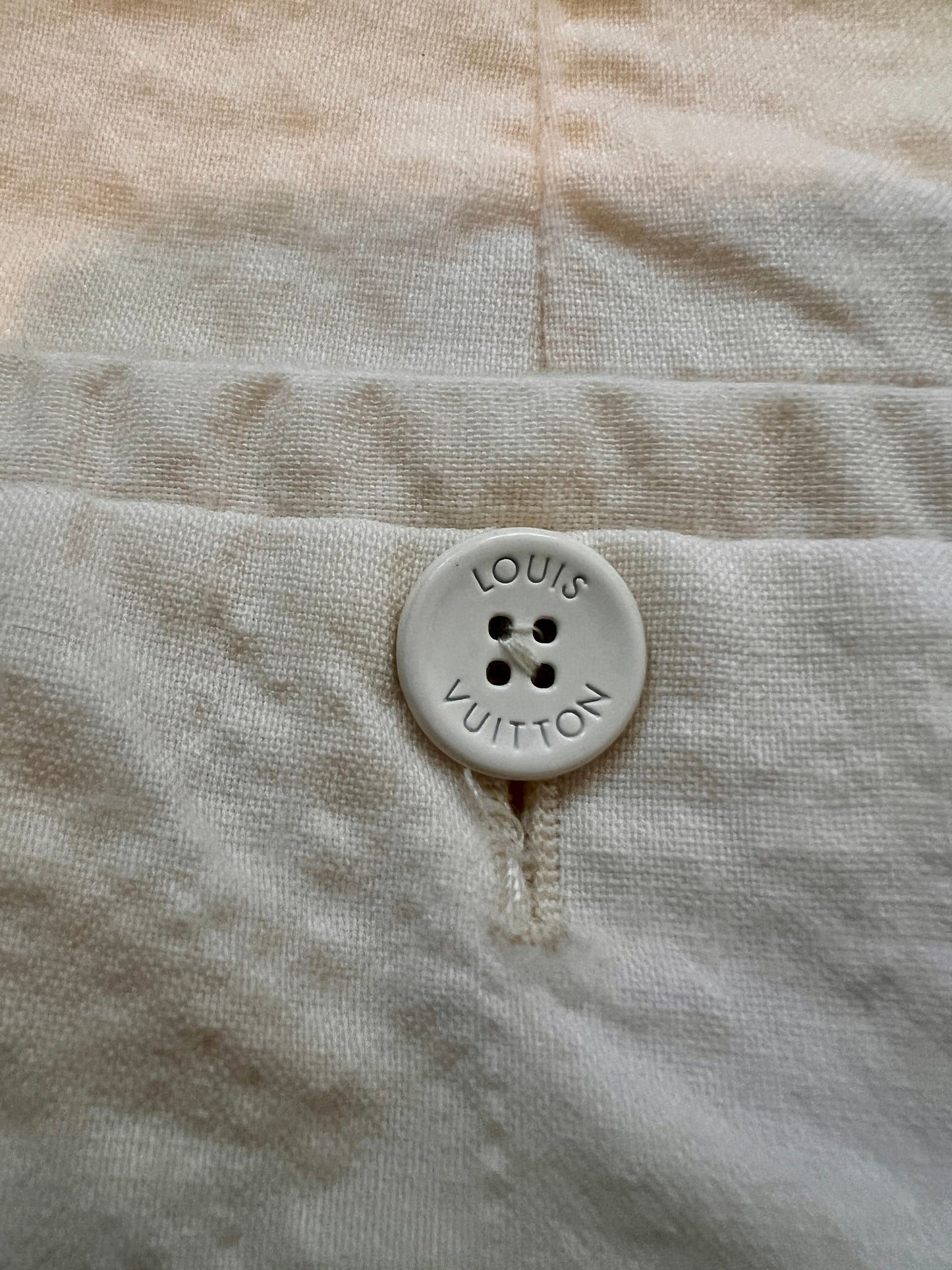 Louis Vuttion Baggy Jorts Cream White