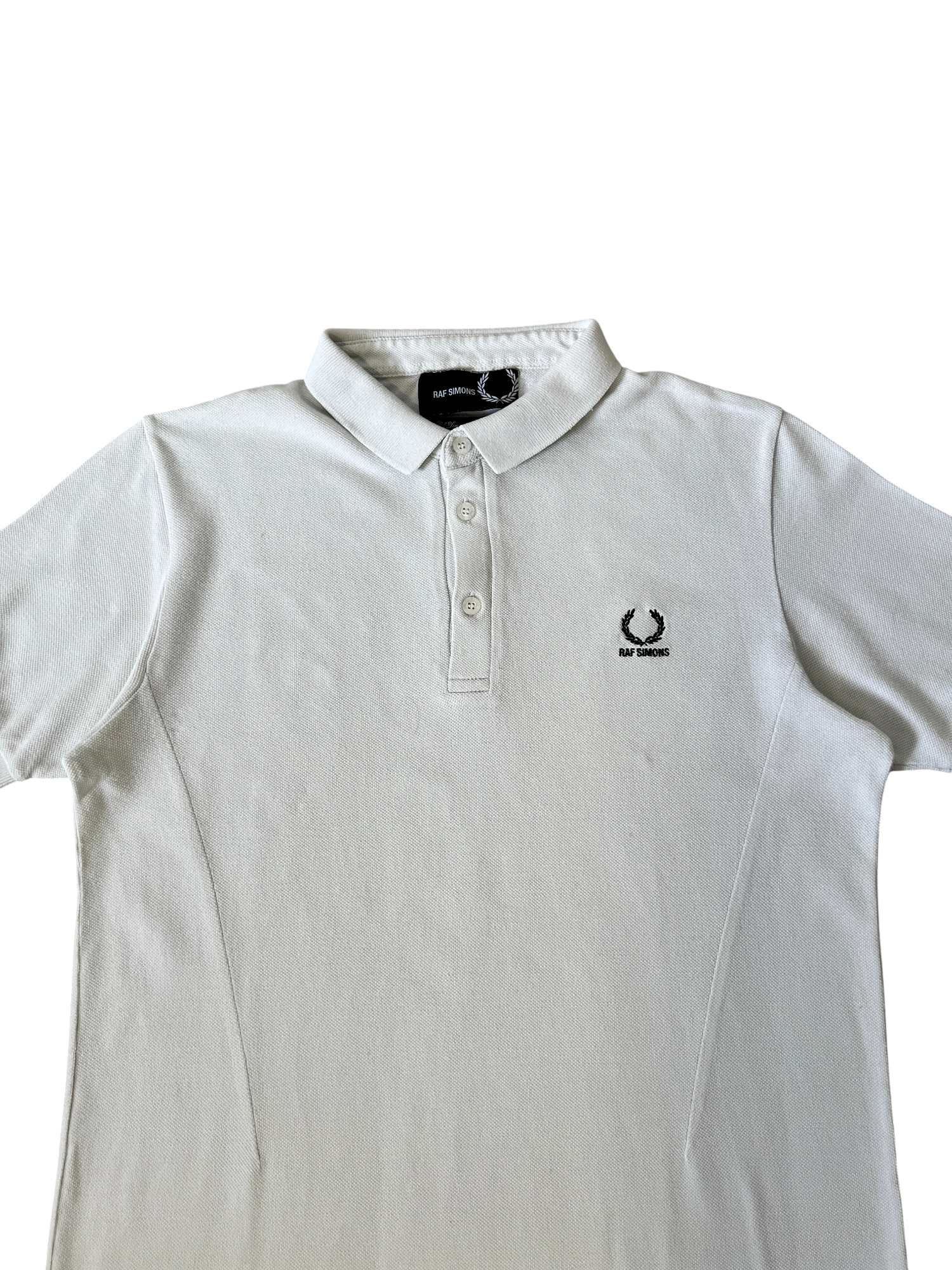 Raf Simons X Fred Perry Polo White - cloakerstore