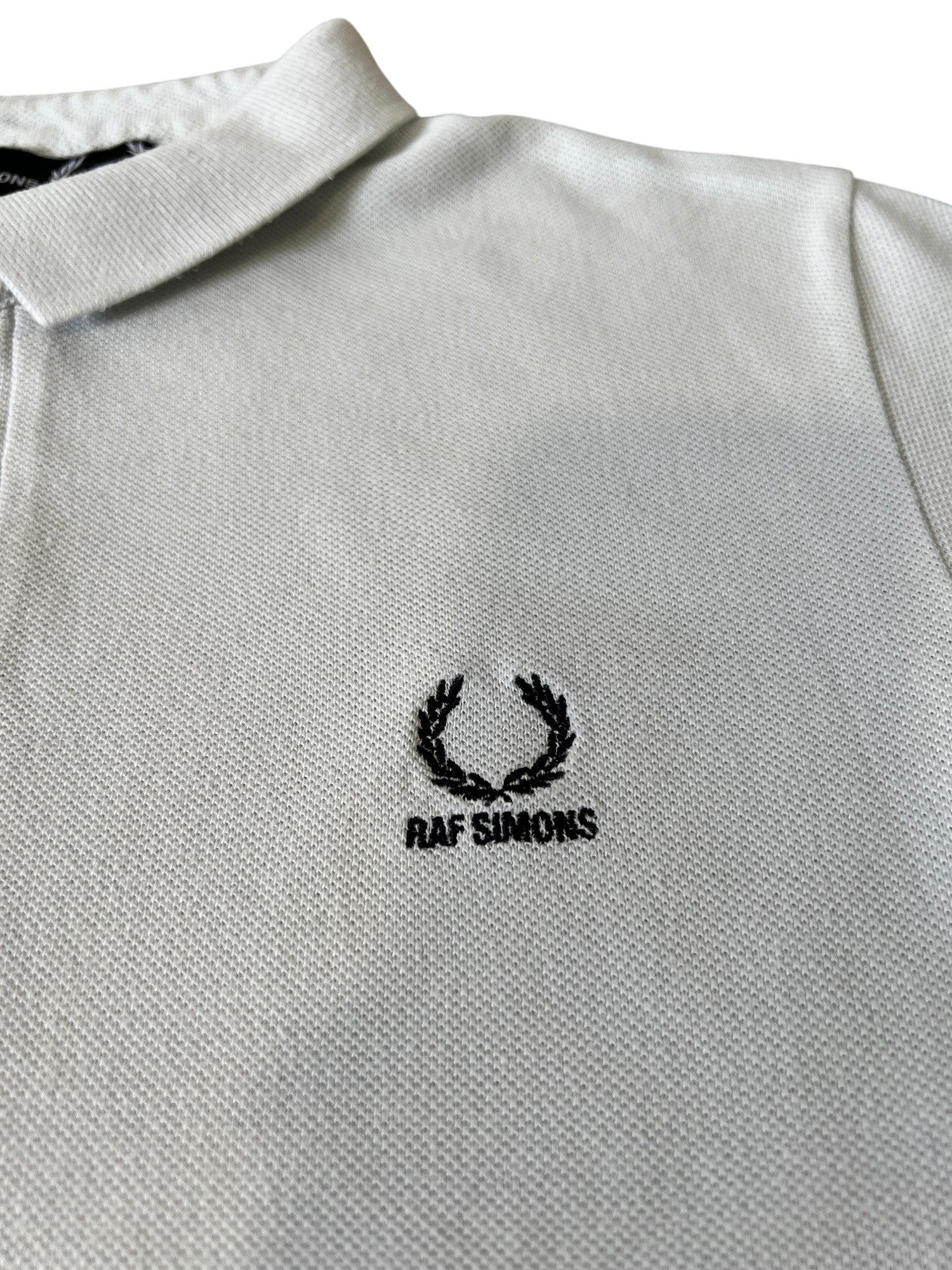 Raf Simons X Fred Perry Polo White - cloakerstore