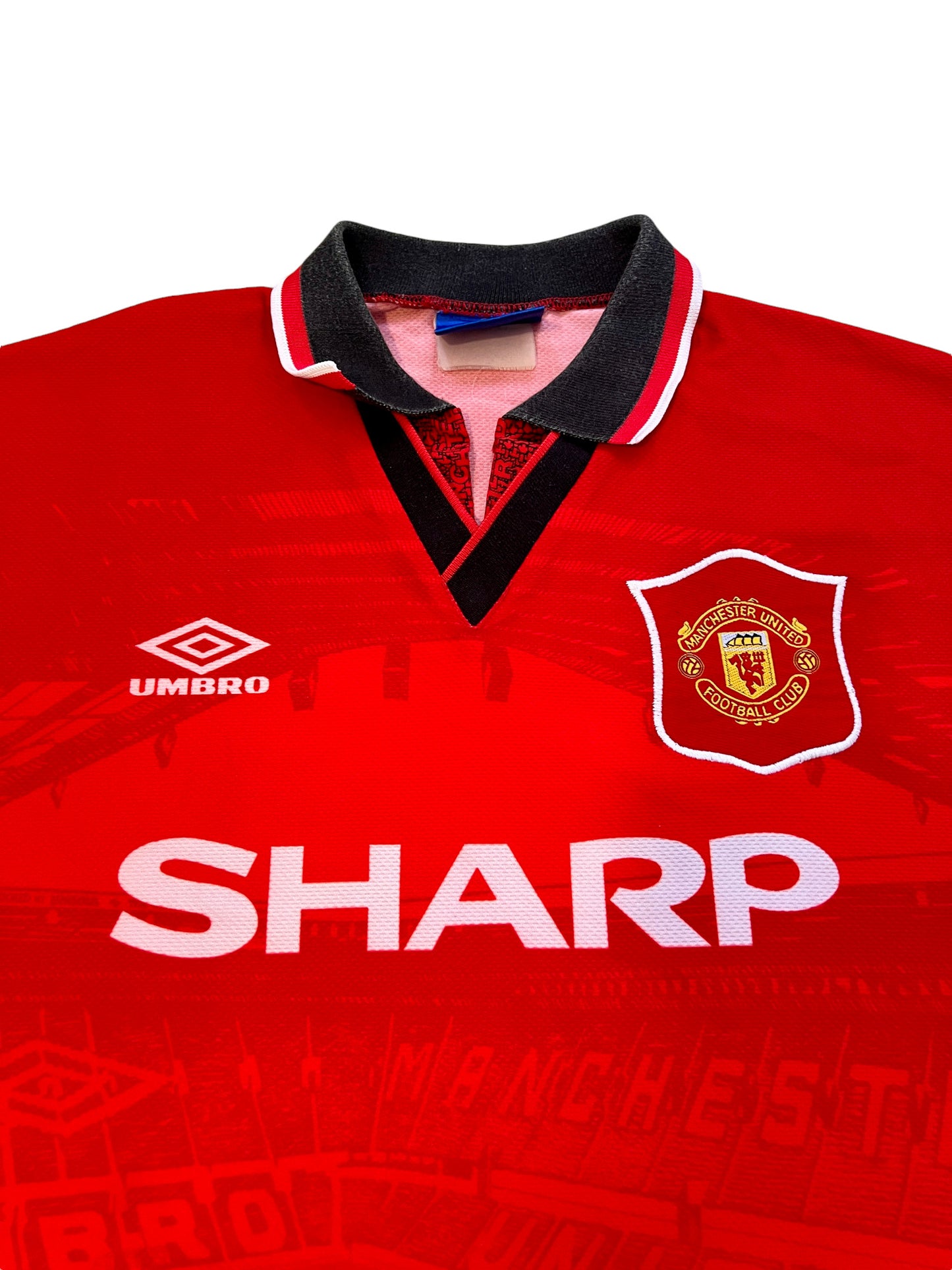 Manchester United Home 1994-1996 Umbro Vintage 11 Giggs - cloakerstore