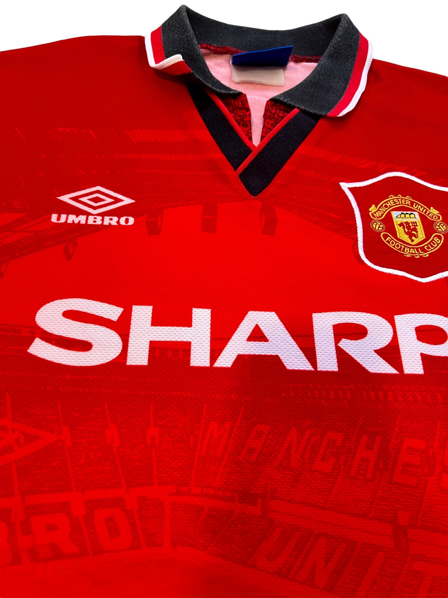 Manchester United Home 1994-1996 Umbro Vintage 11 Giggs - cloakerstore
