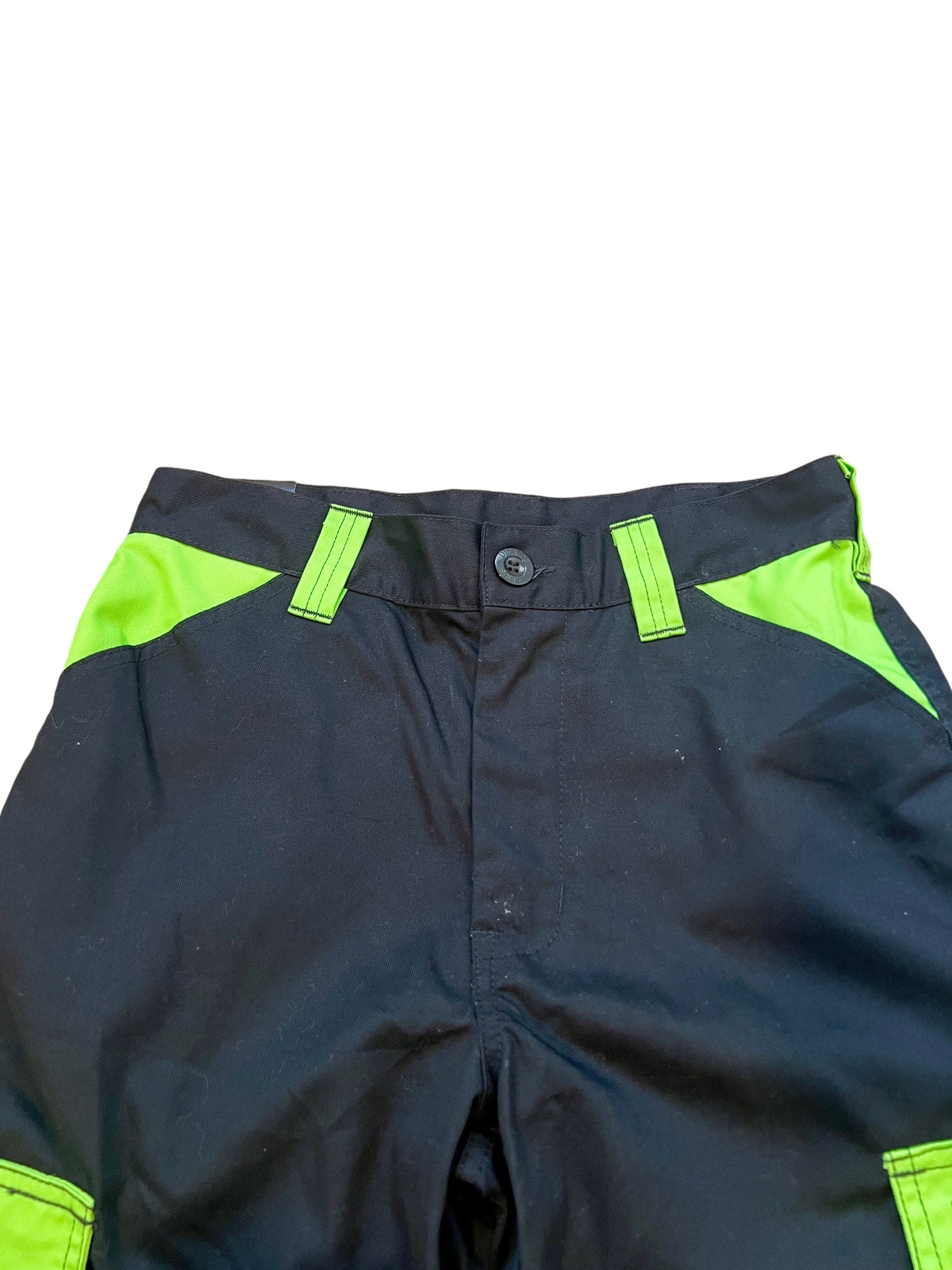 Dickies Everyday Shorts Black/Lime New WorkWear - cloakerstore