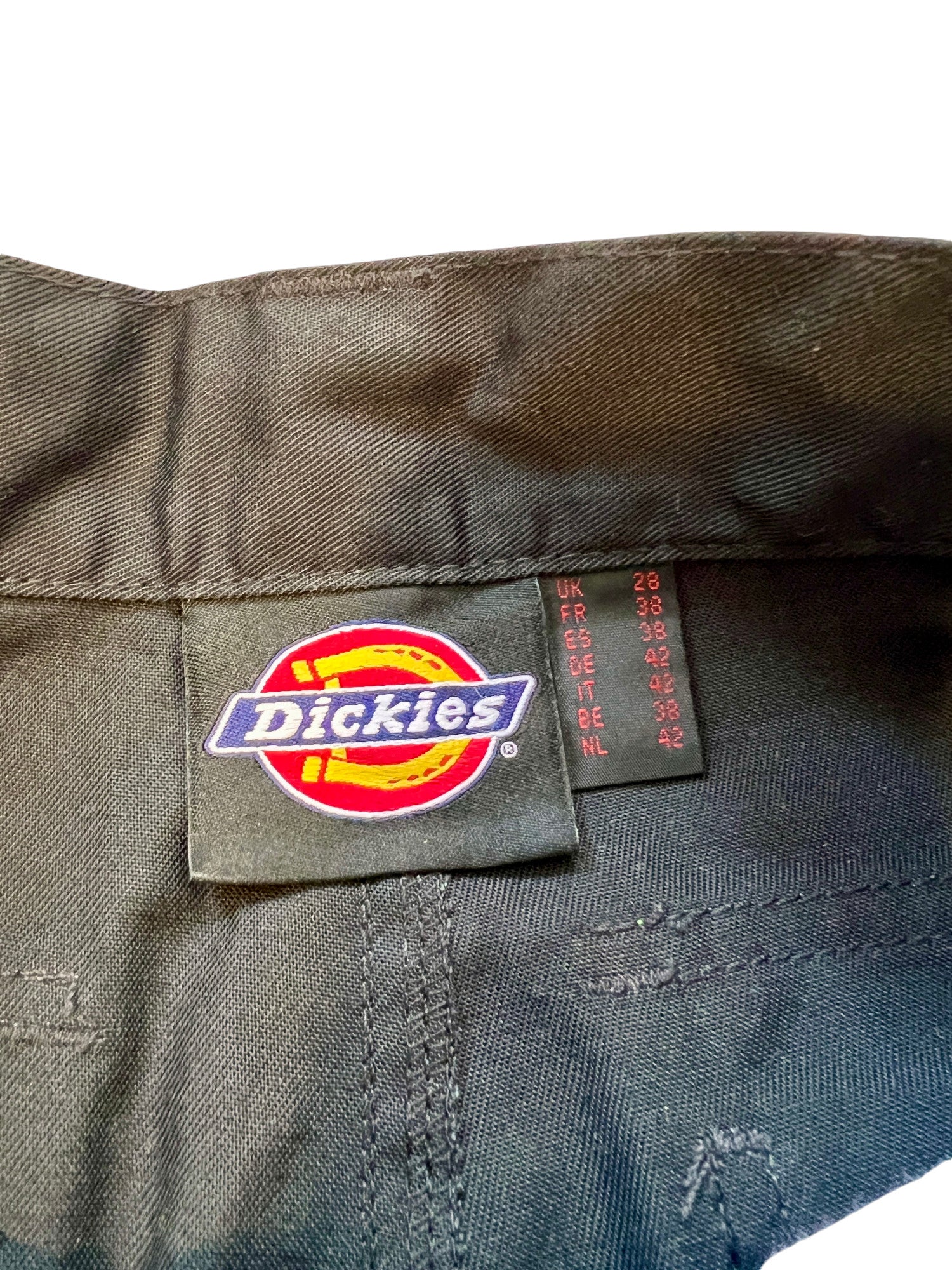 Dickies Everyday Shorts Black/Lime New WorkWear - cloakerstore