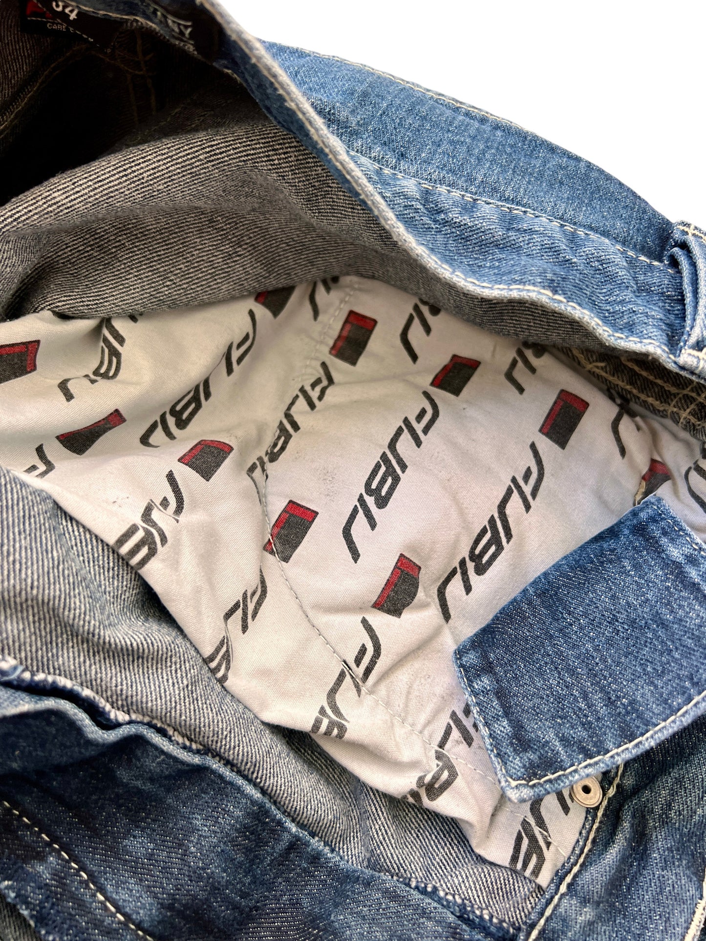 Fubu Premium Vintage Jorts Cargo Denim 2000's - cloakerstore