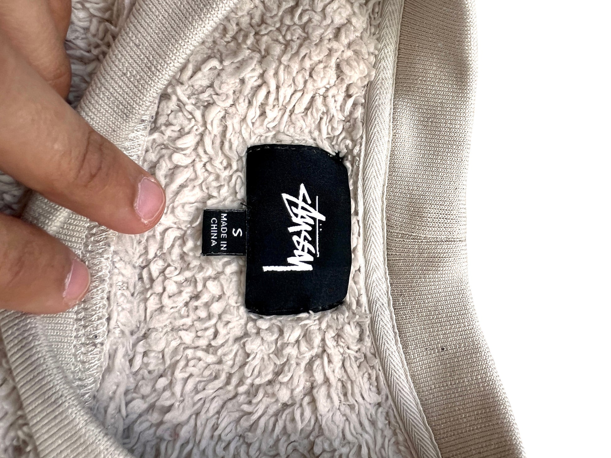 Stussy Vintage Jumper Sherpa Premium Big Logo Embroidery - cloakerstore