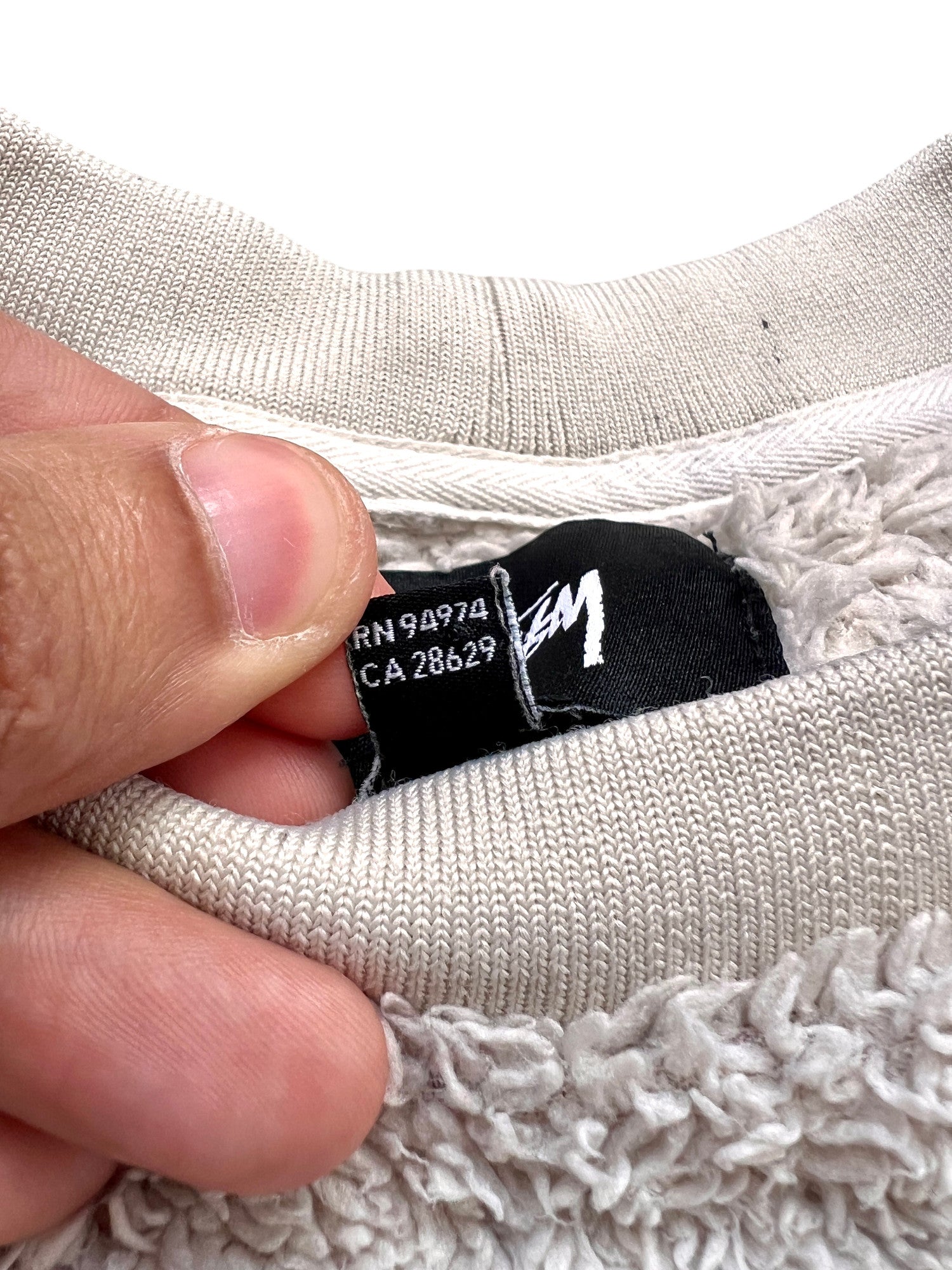 Stussy Vintage Jumper Sherpa Premium Big Logo Embroidery - cloakerstore