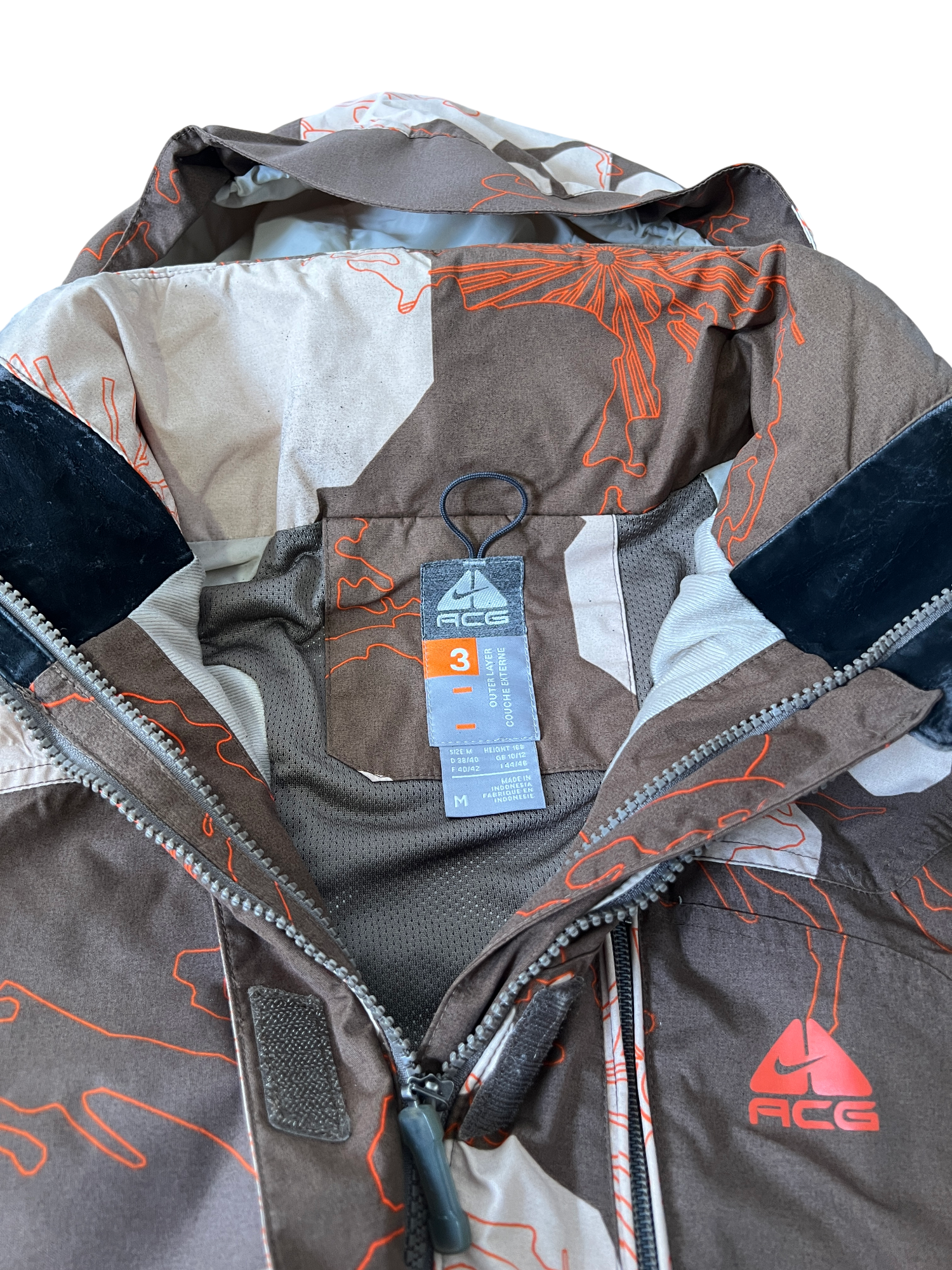 Nike ACG 3 Layer Jacket Brown/Beige - cloakerstore