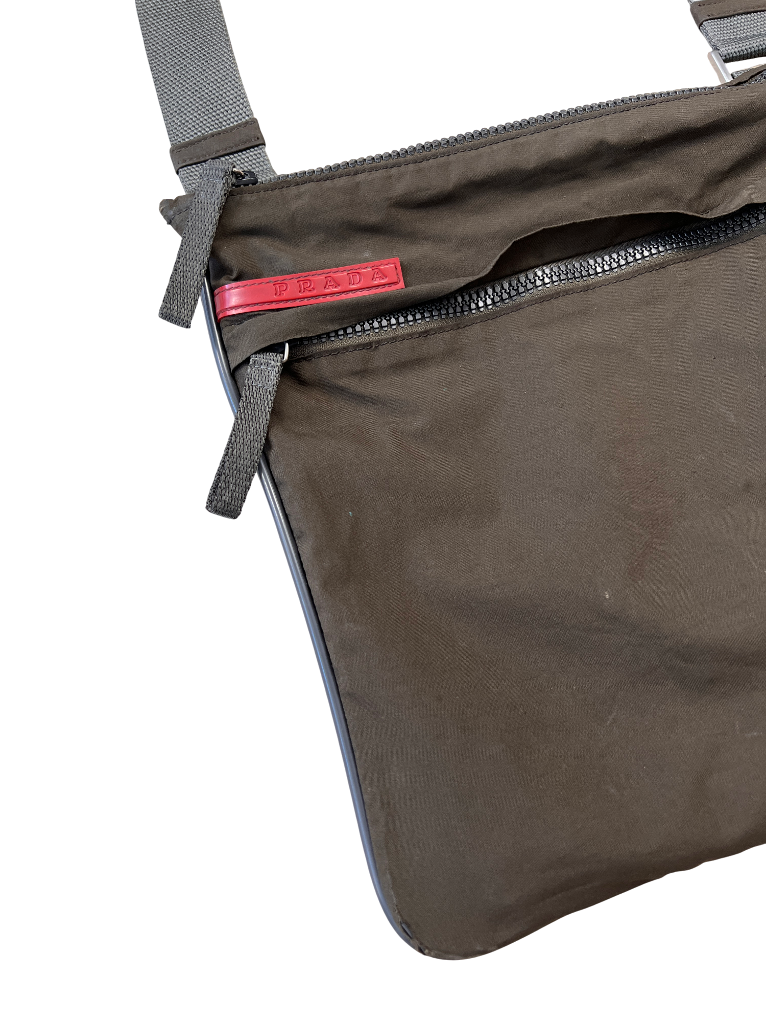 Prada Luna Rossa Crossbody Messenger Bag - cloakerstore