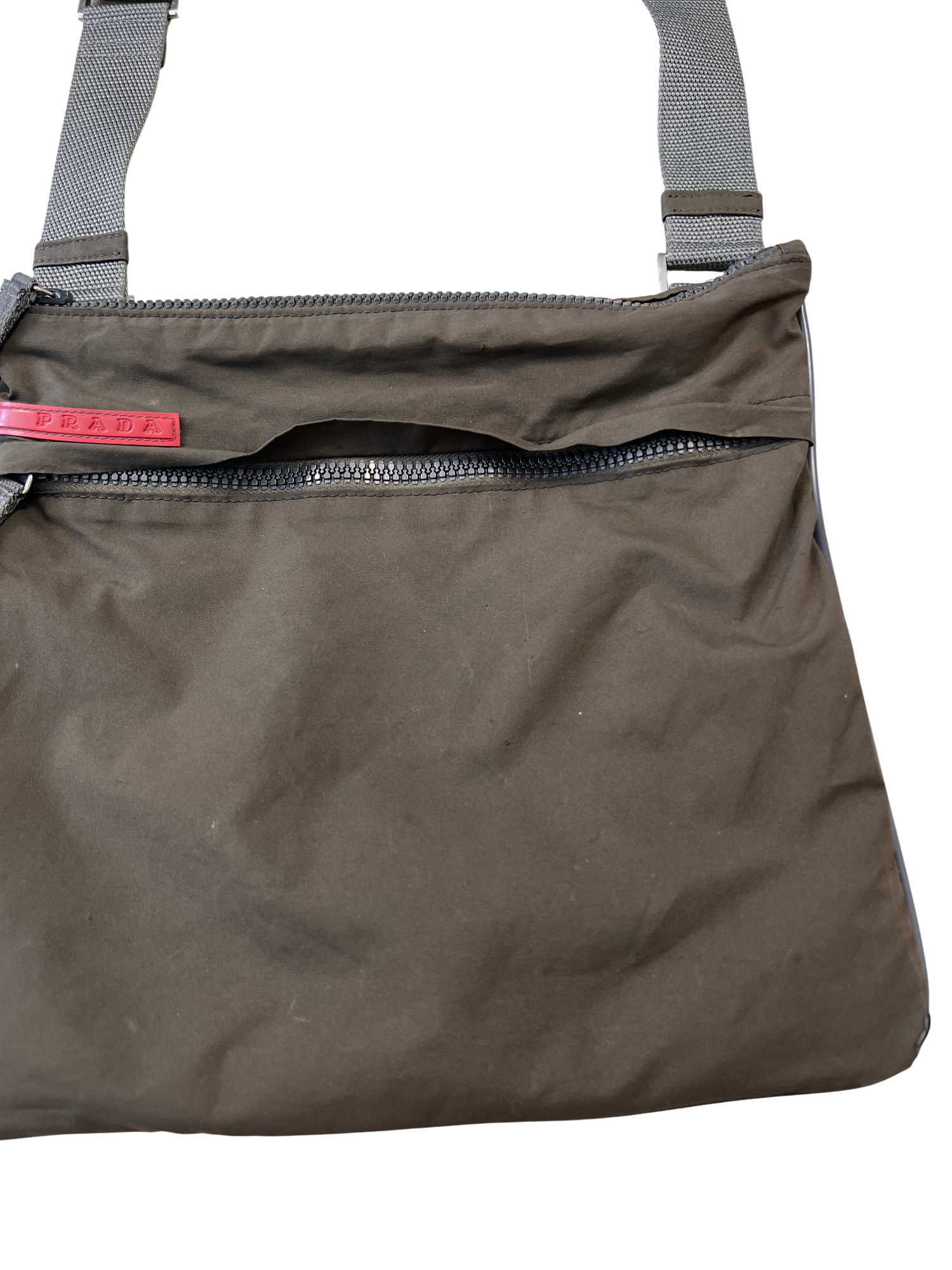 Prada Luna Rossa Crossbody Messenger Bag - cloakerstore