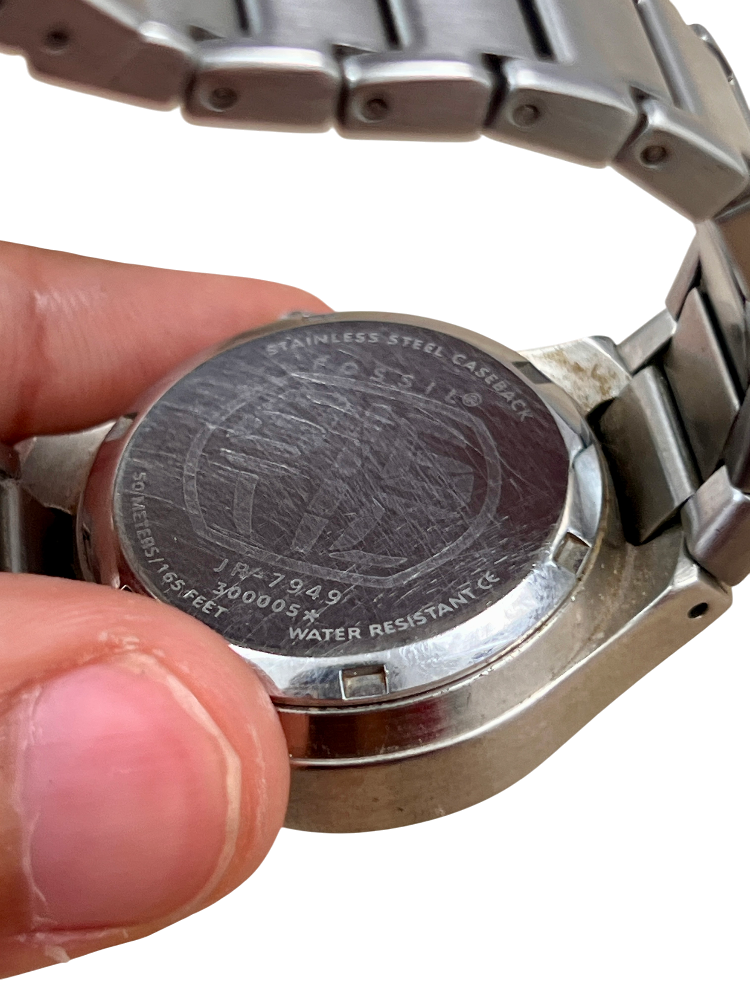 Fossil Big Tic Watch Wrist Green Dial 2001 - cloakerstore