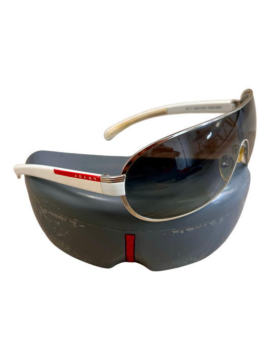 Prada Luna Rossa Shield Mask Sunglasses - cloakerstore