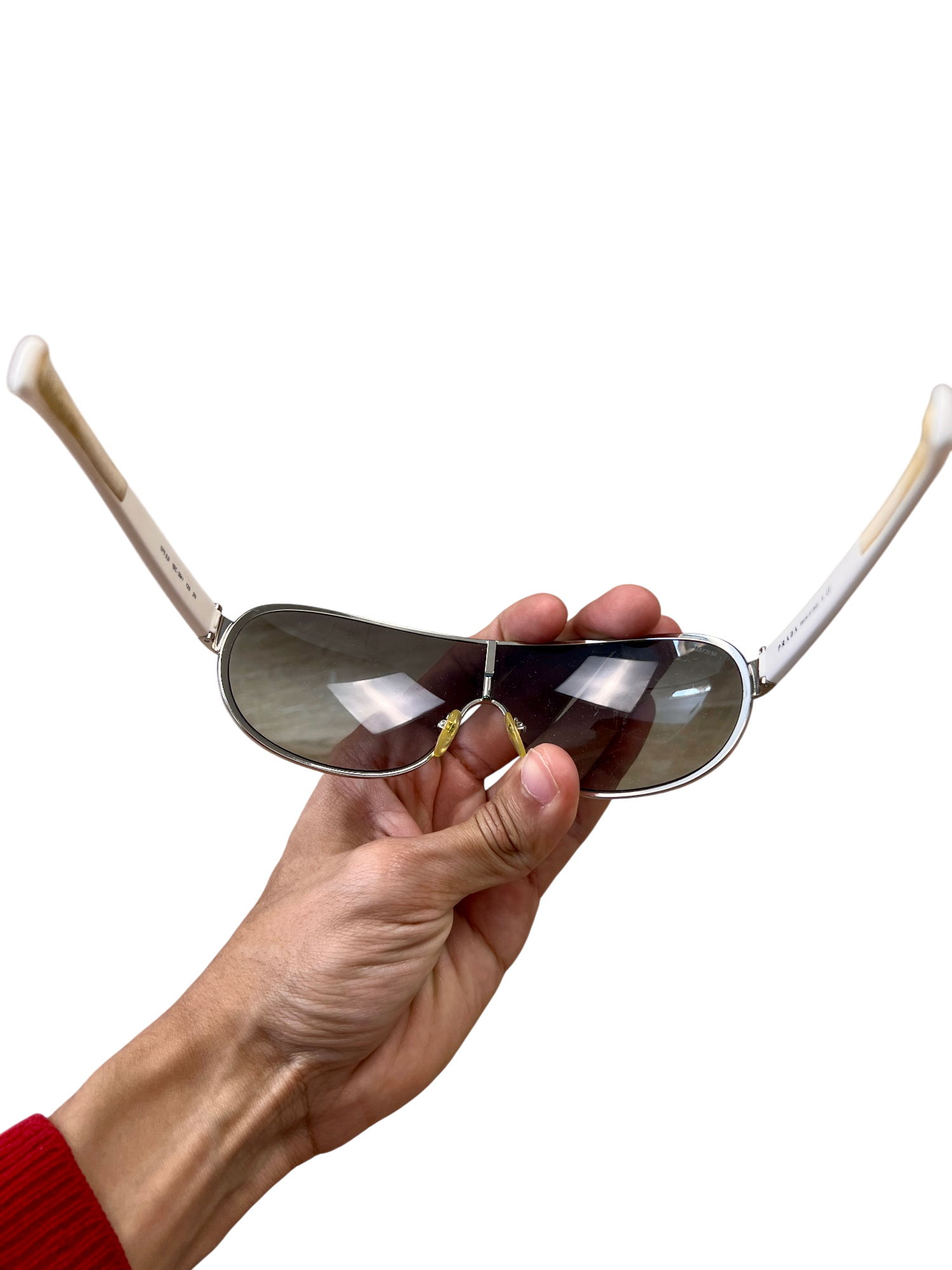 Prada Luna Rossa Shield Mask Sunglasses - cloakerstore