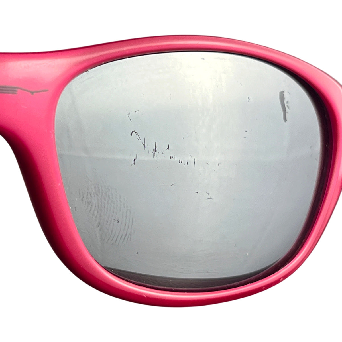 inner side of the lens, scratches and coating wear