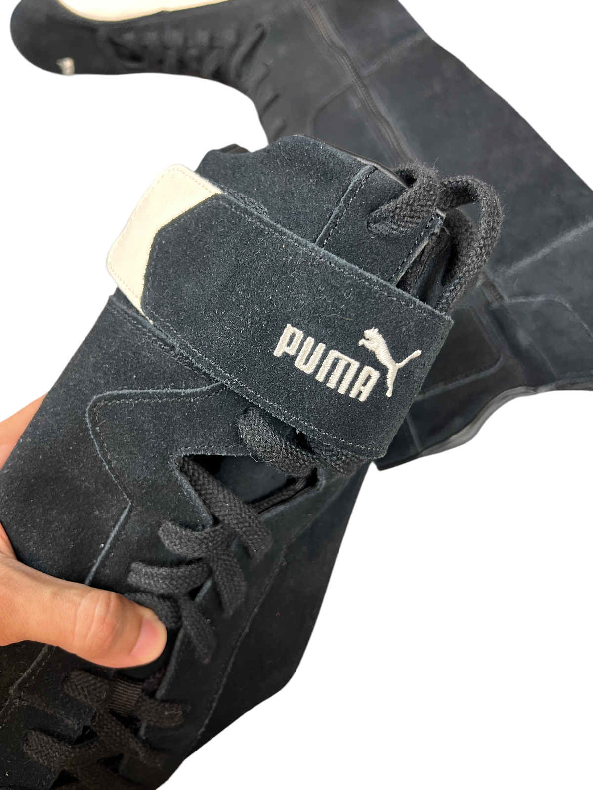 Puma Speedcat Boot Wns in Puma Black - PUMA pull tab at the top of the shaft