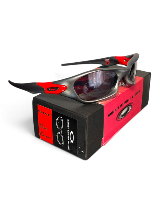 Oakley Valve Ducati 12-638 deadstock sunglasses, dark grey frame with black iridium lens - photo 1 of 18
