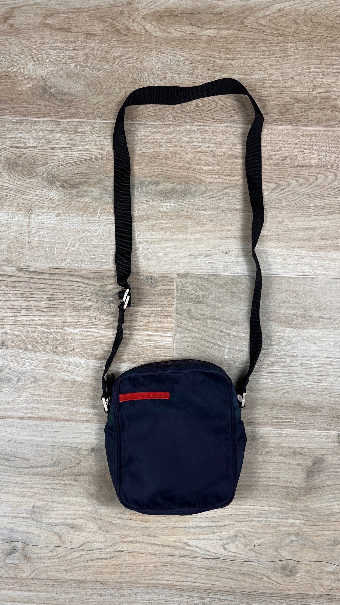 Prada Sport Bag Vintage 2000's Dark Blue - cloakerstore