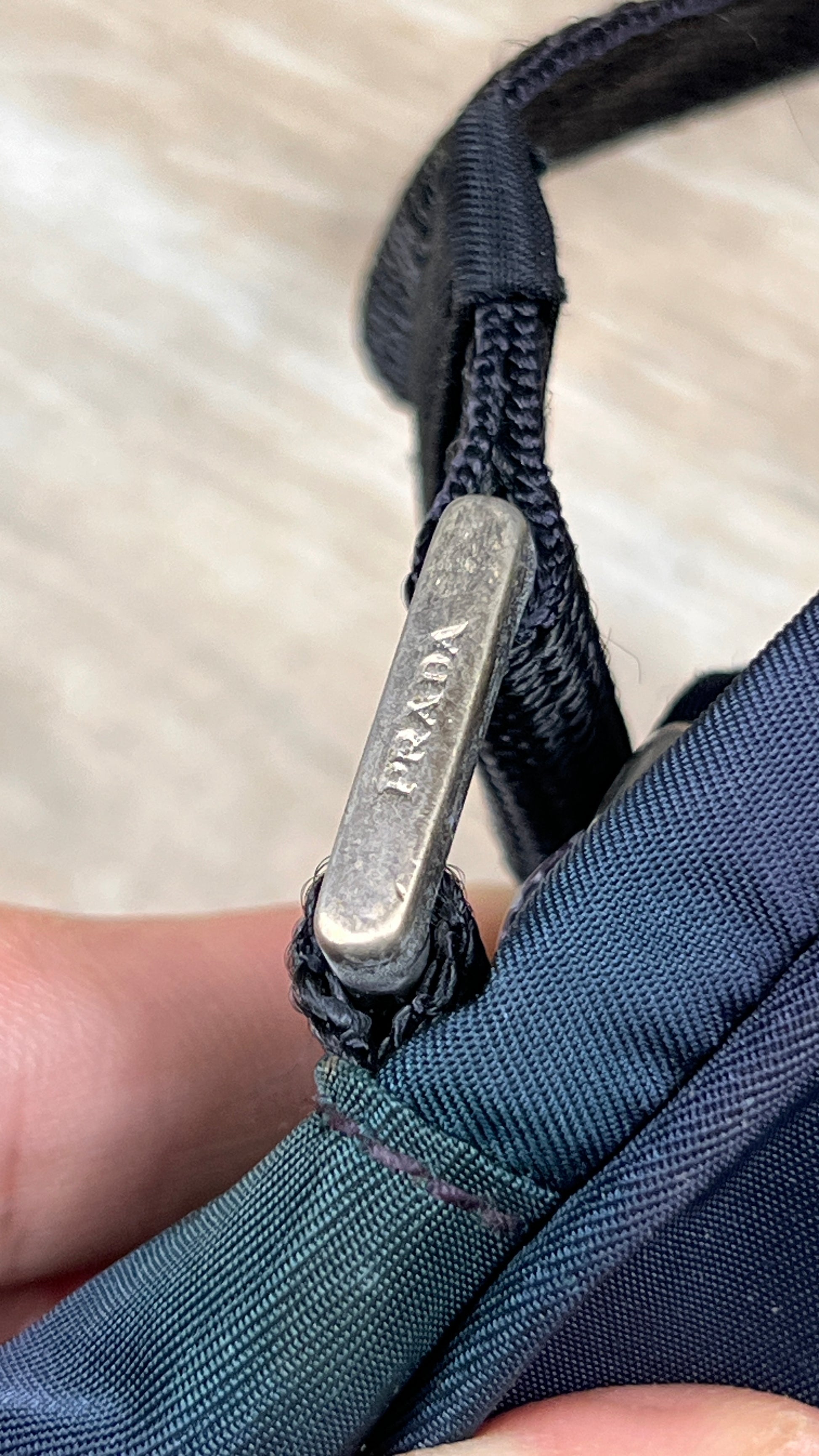 Prada Sport Bag Vintage 2000's Dark Blue - cloakerstore