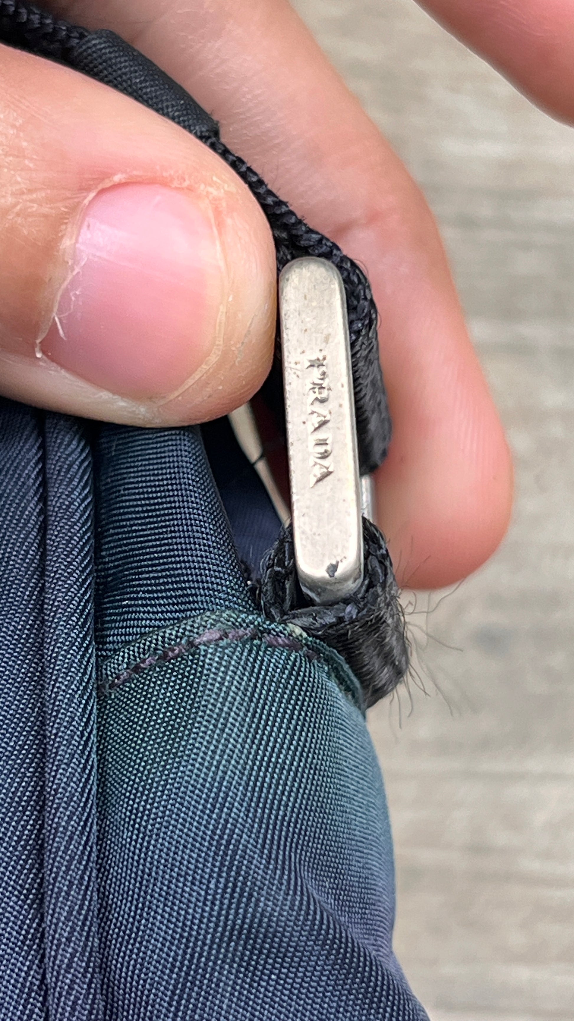 Prada Sport Bag Vintage 2000's Dark Blue - cloakerstore