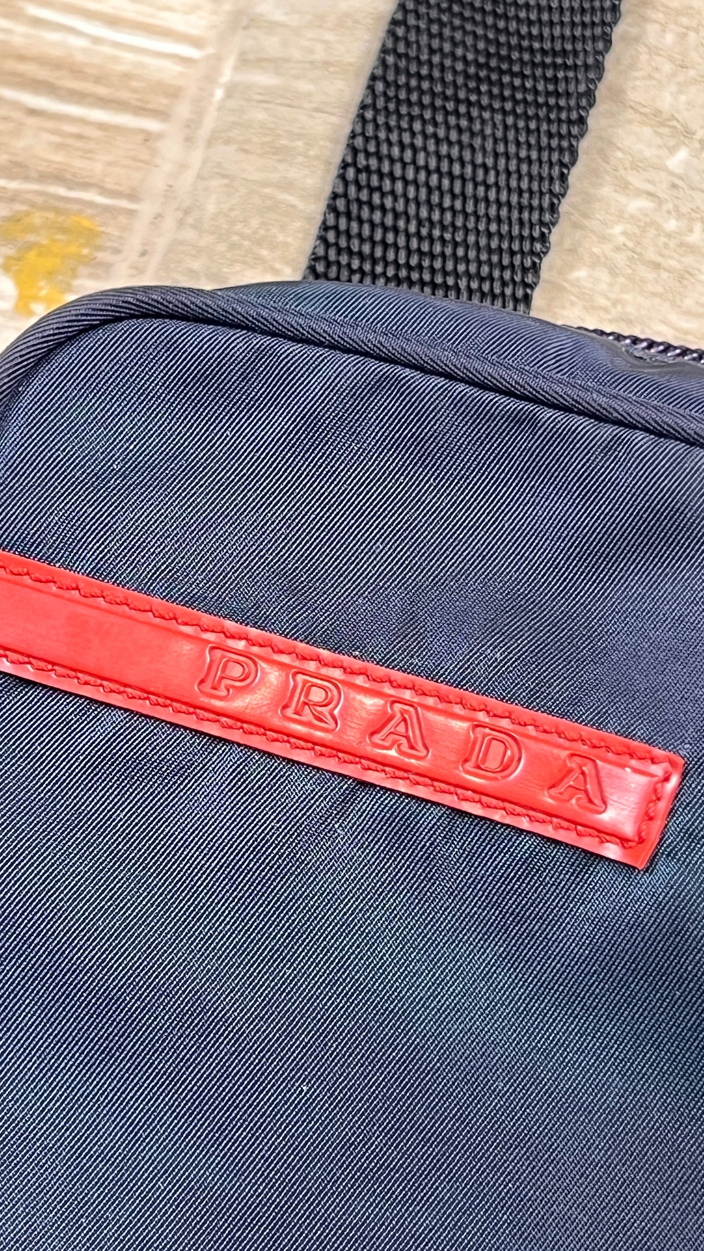 Prada Sport Bag Vintage 2000's Dark Blue - cloakerstore