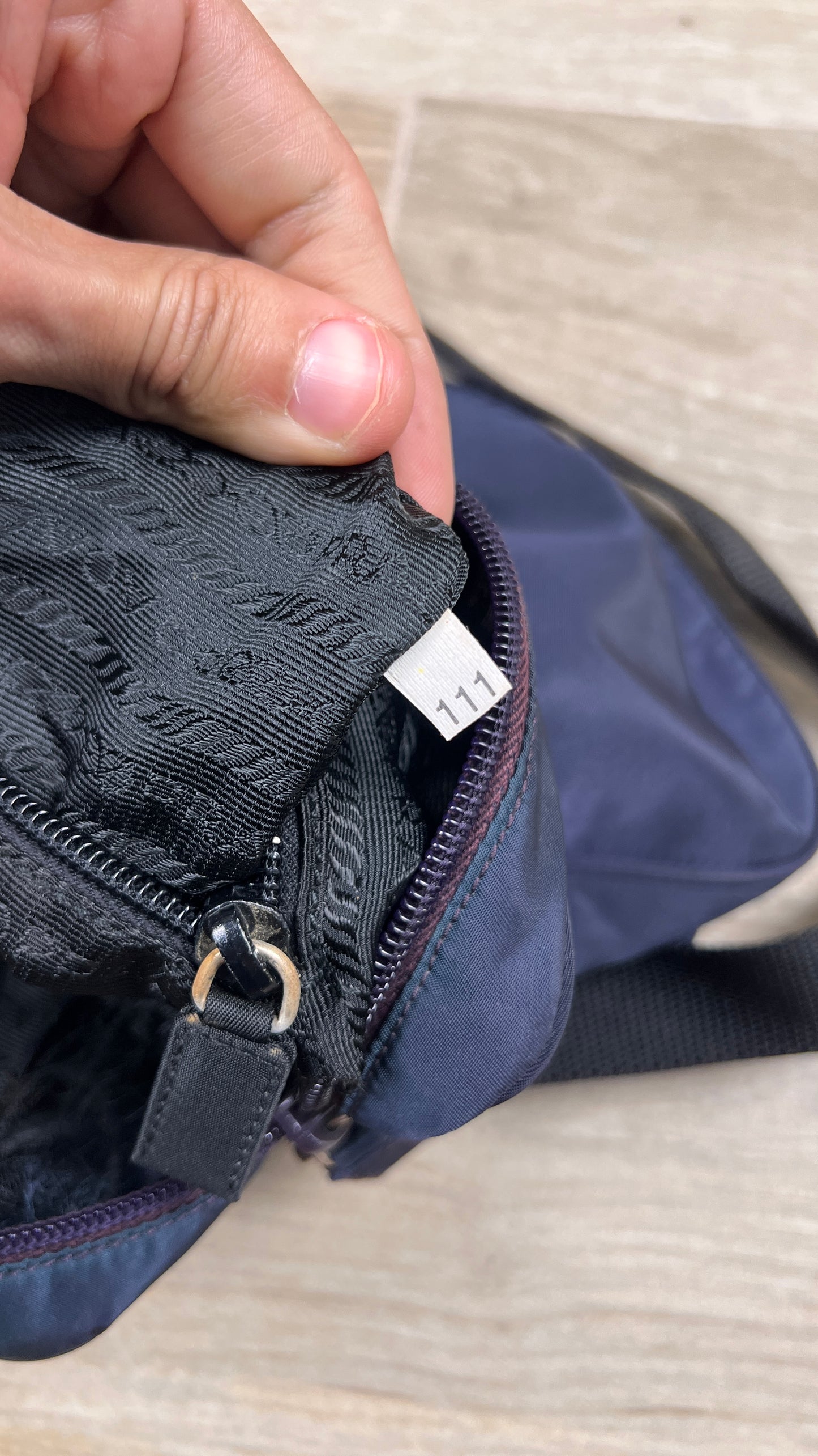 Prada Sport Bag Vintage 2000's Dark Blue - cloakerstore
