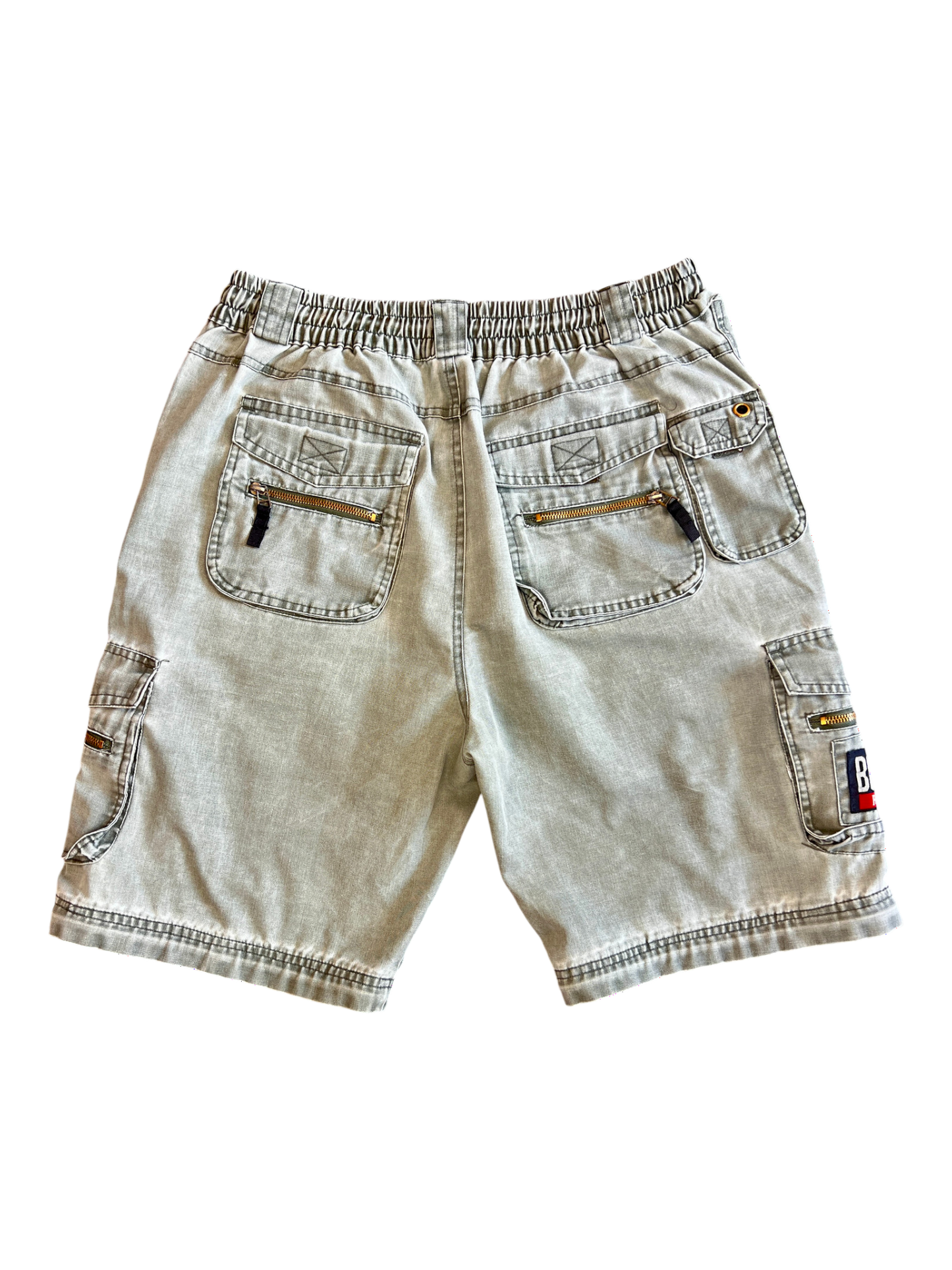 Jorts Vintage Gray 2000's Bomber Cargo Baggy