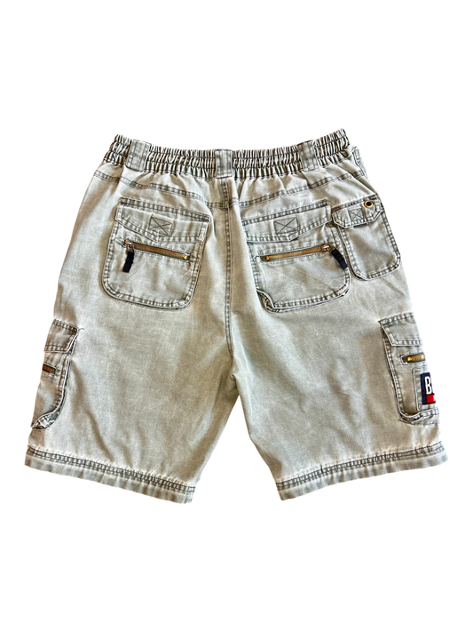 Jorts Vintage Gray 2000's Bomber Cargo Baggy