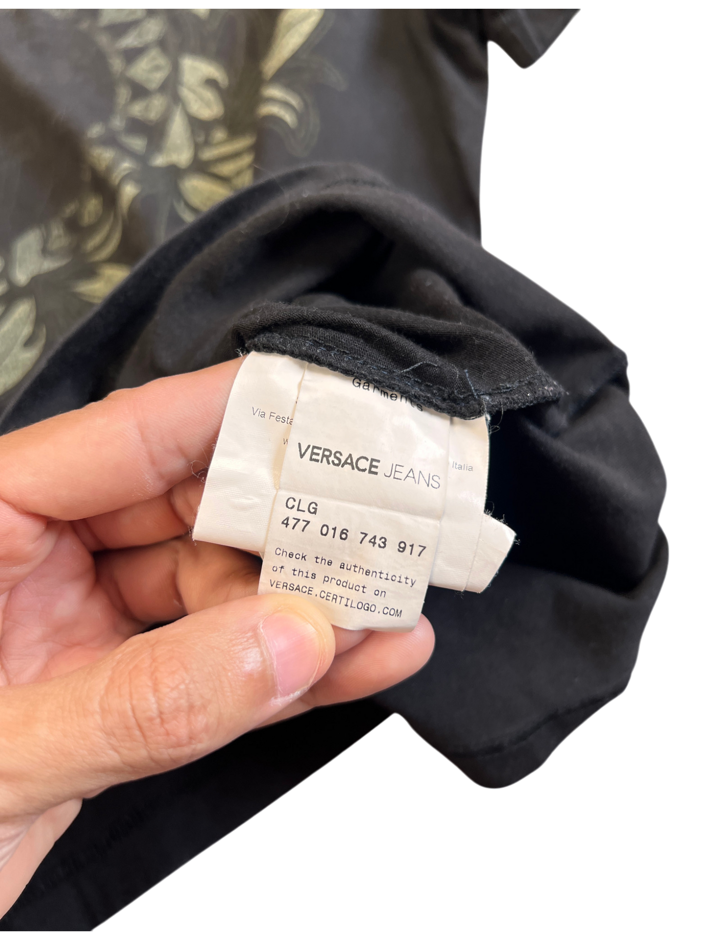 Versace Jeans Authentic T-shirt Black