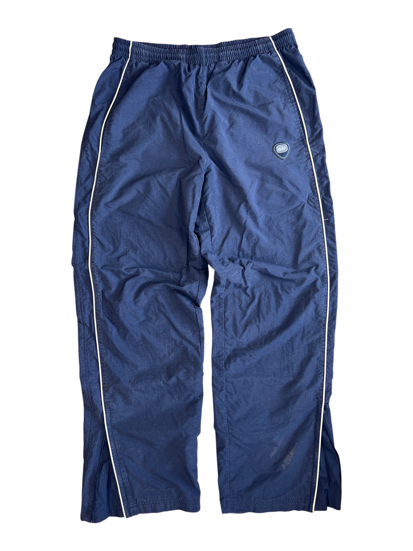 Nike Vintage Track Pants Baggy Dark Blue Sport 2000's