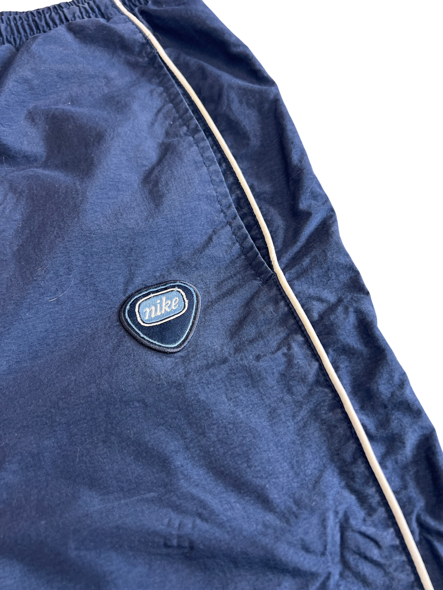 Nike Vintage Track Pants Baggy Dark Blue Sport 2000's