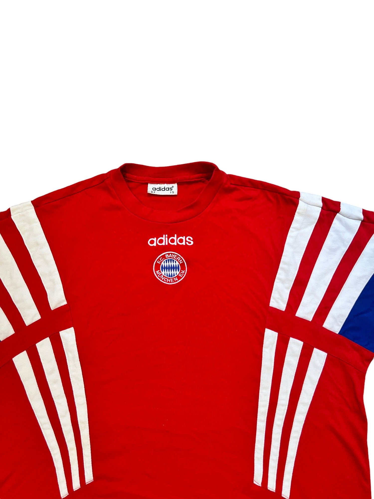 Adidas Training Shirt Vintage T-shirt Bayern Munich 1995-96 - cloakerstore