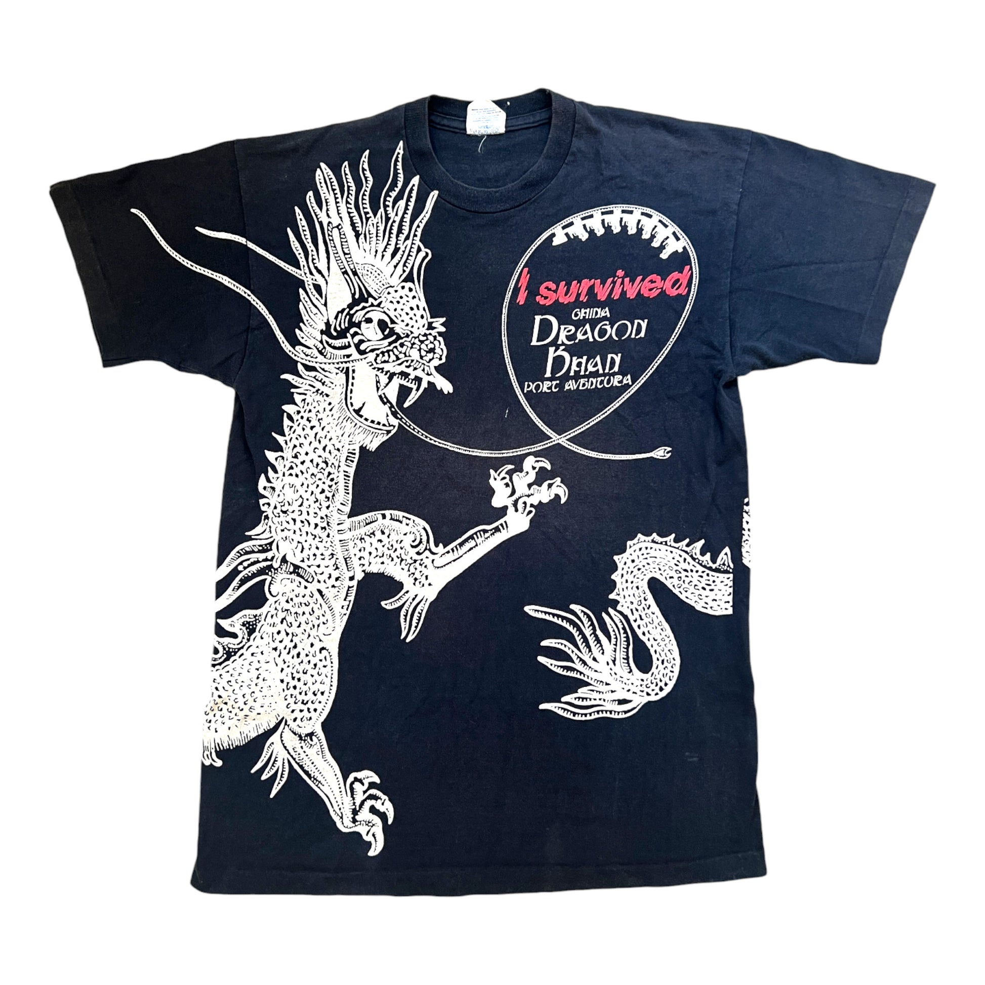 Vintage T-shirt China Dragon Khan Universal's 90's Single Stitch - cloakerstore